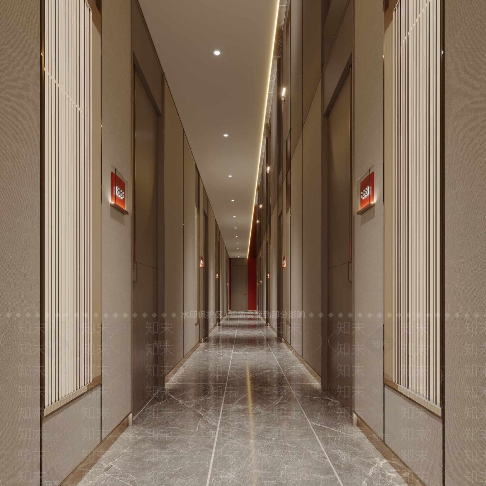 新中式中餐厅3D模型下载【ID:1140042143】