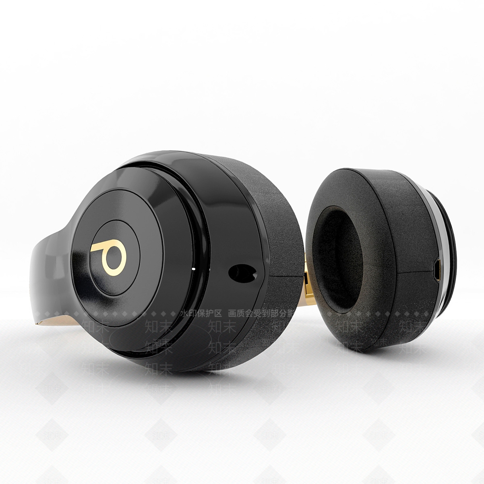 头戴式耳机3D模型下载【ID:1139928912】