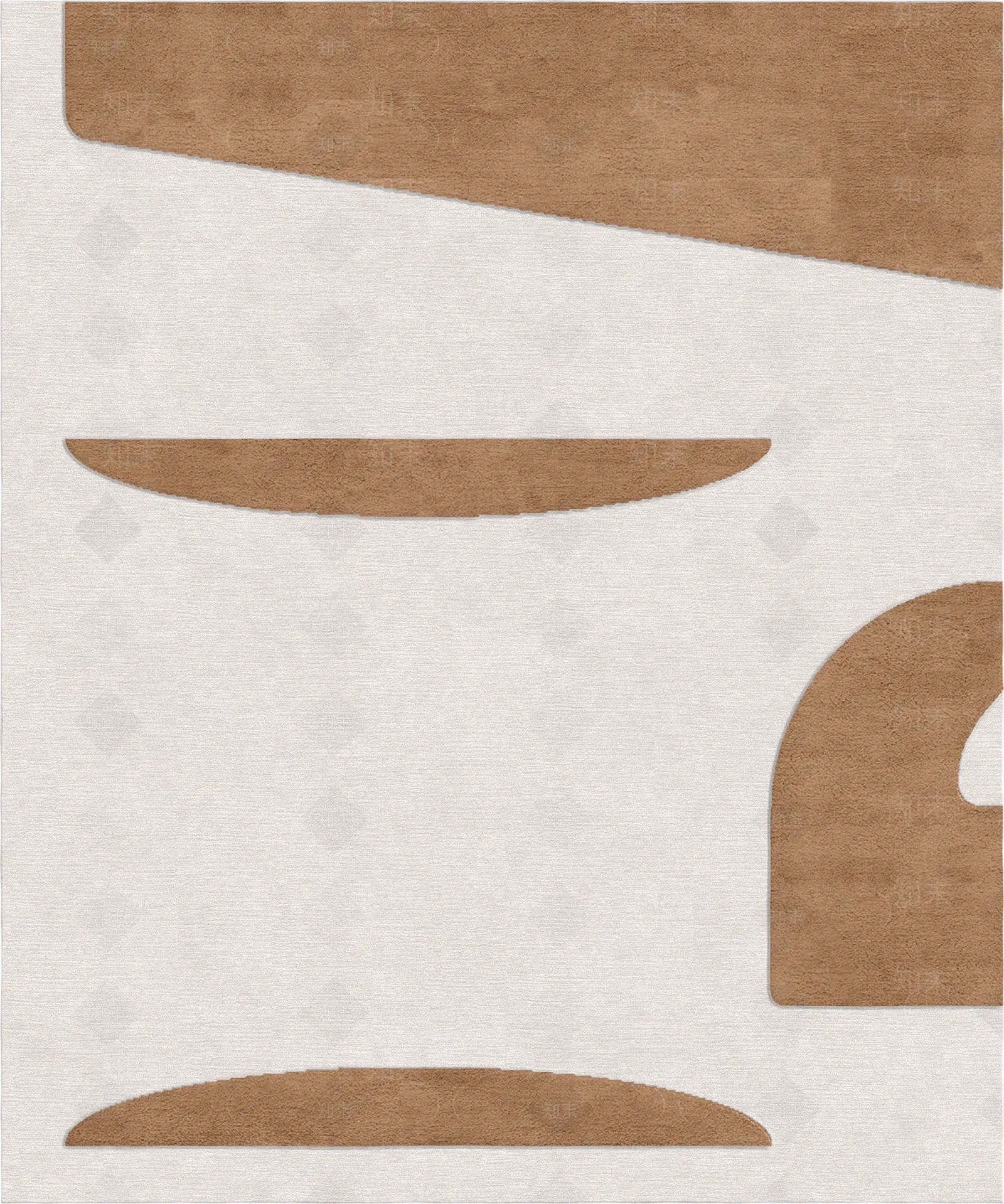 暖黄色抽象几何地毯贴图下载【ID:1139946782】