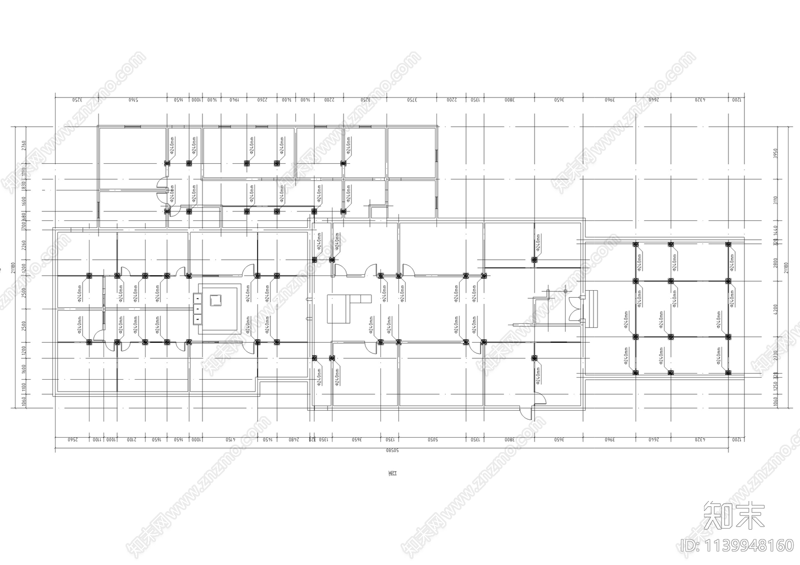 江西祠堂古建筑修缮cad施工图下载【ID:1139948160】