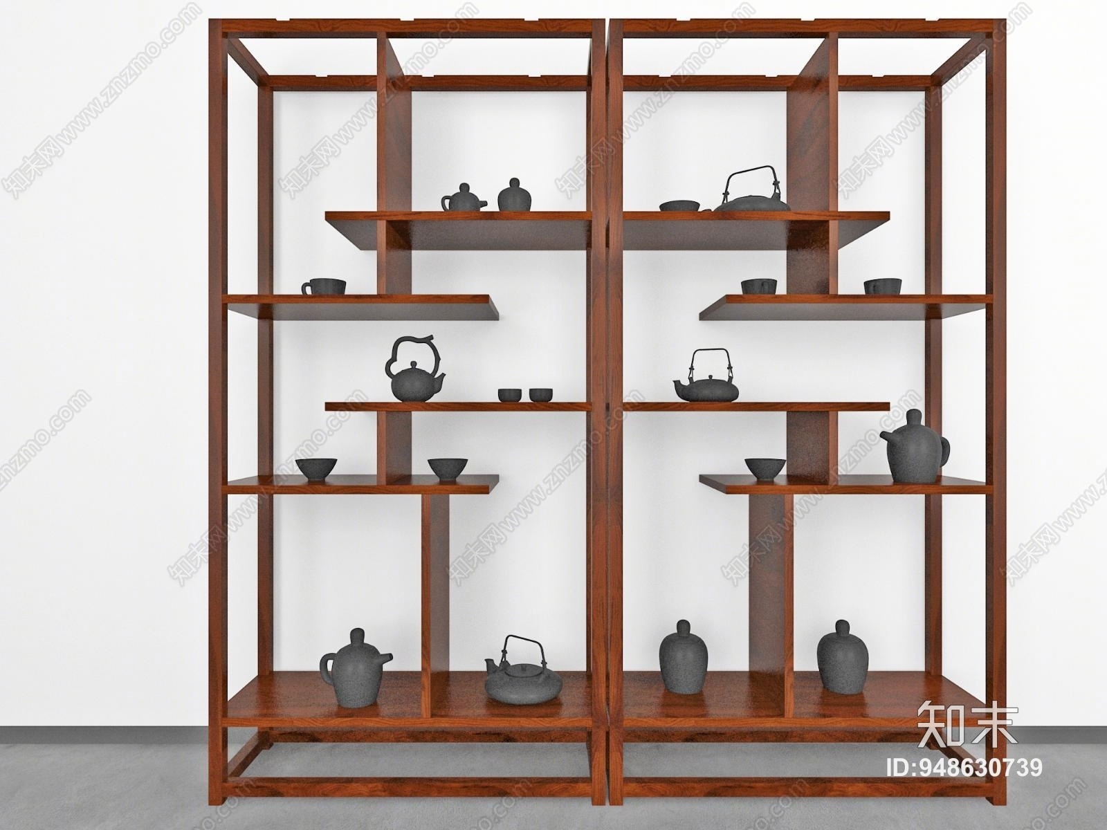 中式家具3D模型下载【ID:948630739】