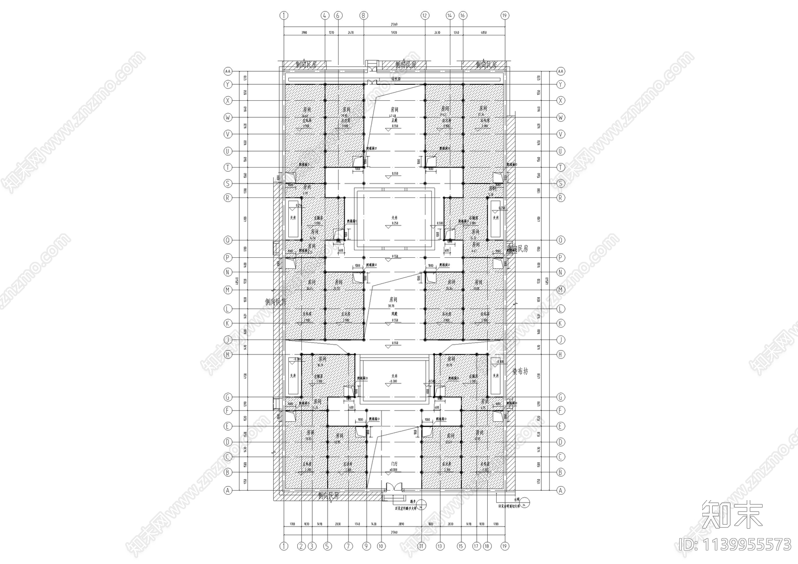 江西祠堂建筑修保护缮设计方案cad施工图下载【ID:1139955573】