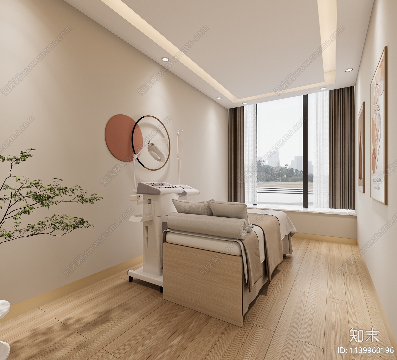 现代美容SPA店3D模型下载【ID:1139960196】