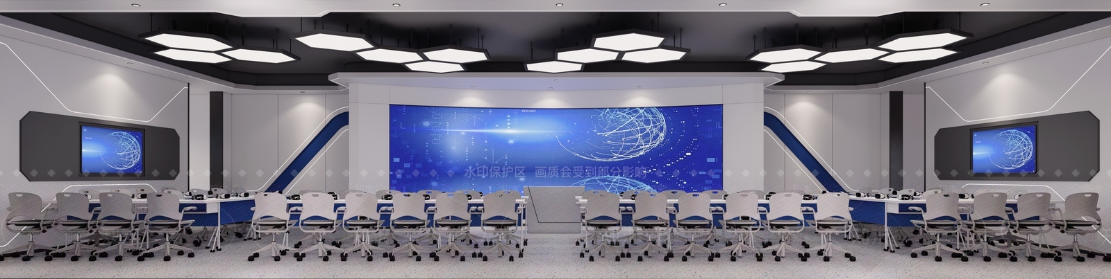现代学校教室SU模型下载【ID:1139973611】
