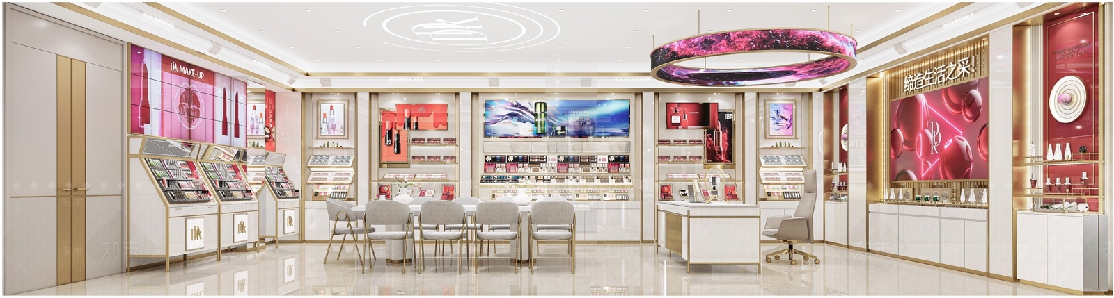 现代美妆店SU模型下载【ID:1139982596】