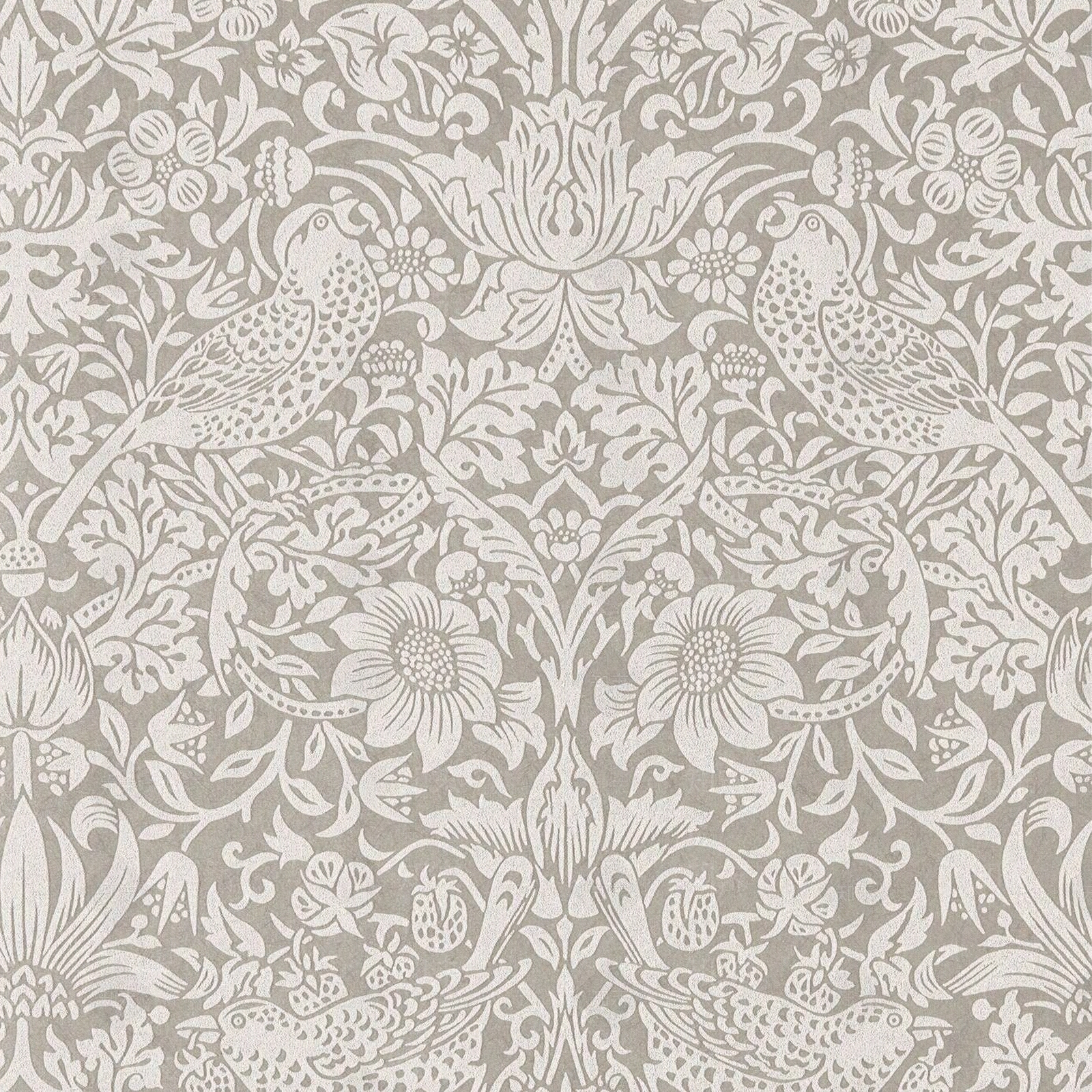 无缝欧式浅色植物纹墙布	贴图下载【ID:1139984183】