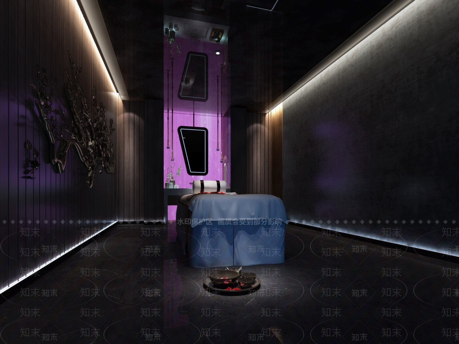 现代美容SPA房3D模型下载【ID:1139989430】