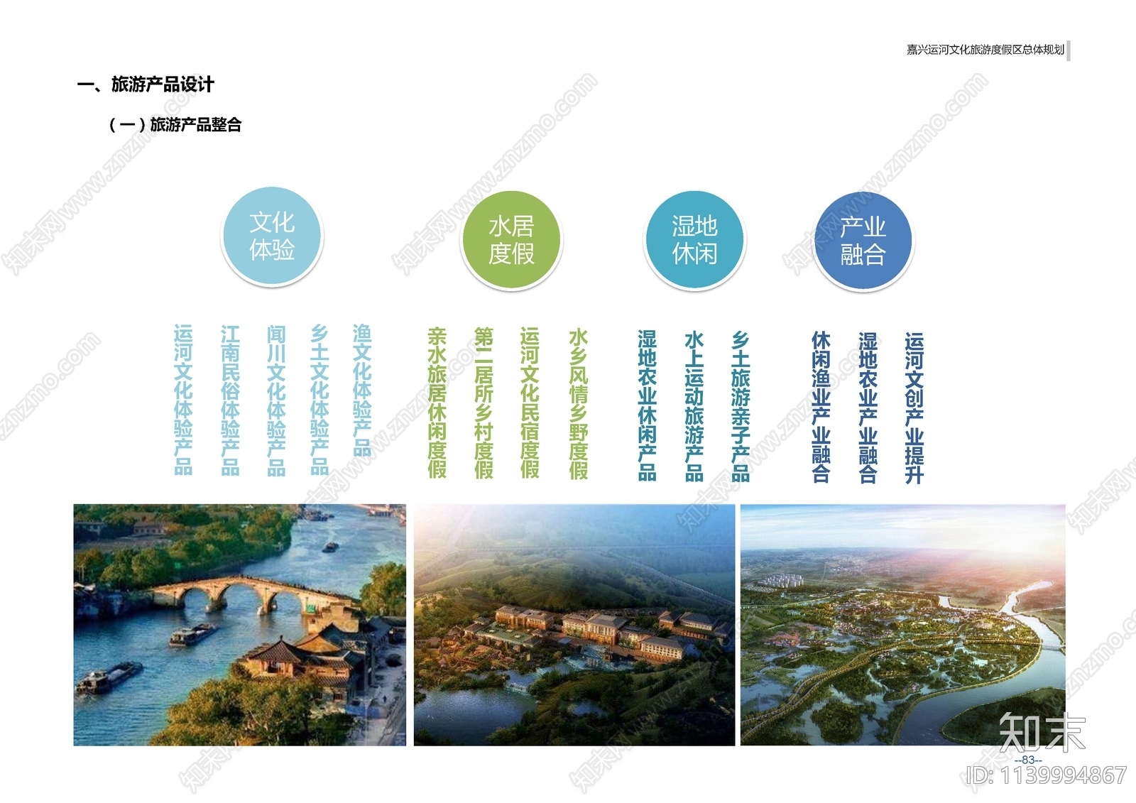 嘉兴运河文化旅游度假区总体规划方案文本下载【ID:1139994867】