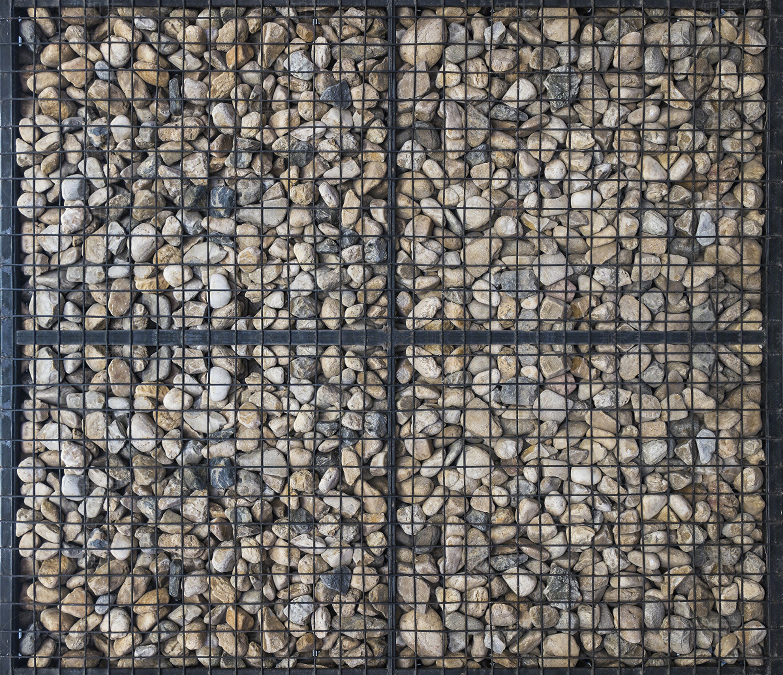 铁网圆石石笼墙贴图下载【ID:1139995451】