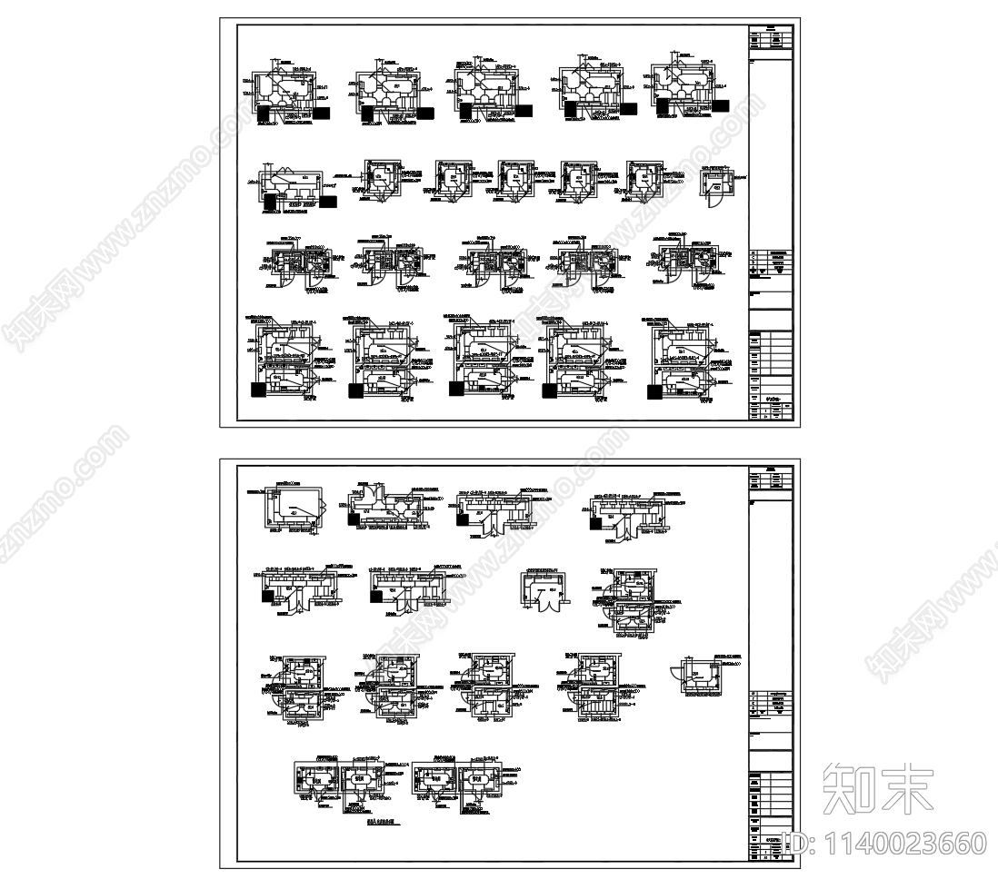 电气电缆竖井cad施工图下载【ID:1140023660】