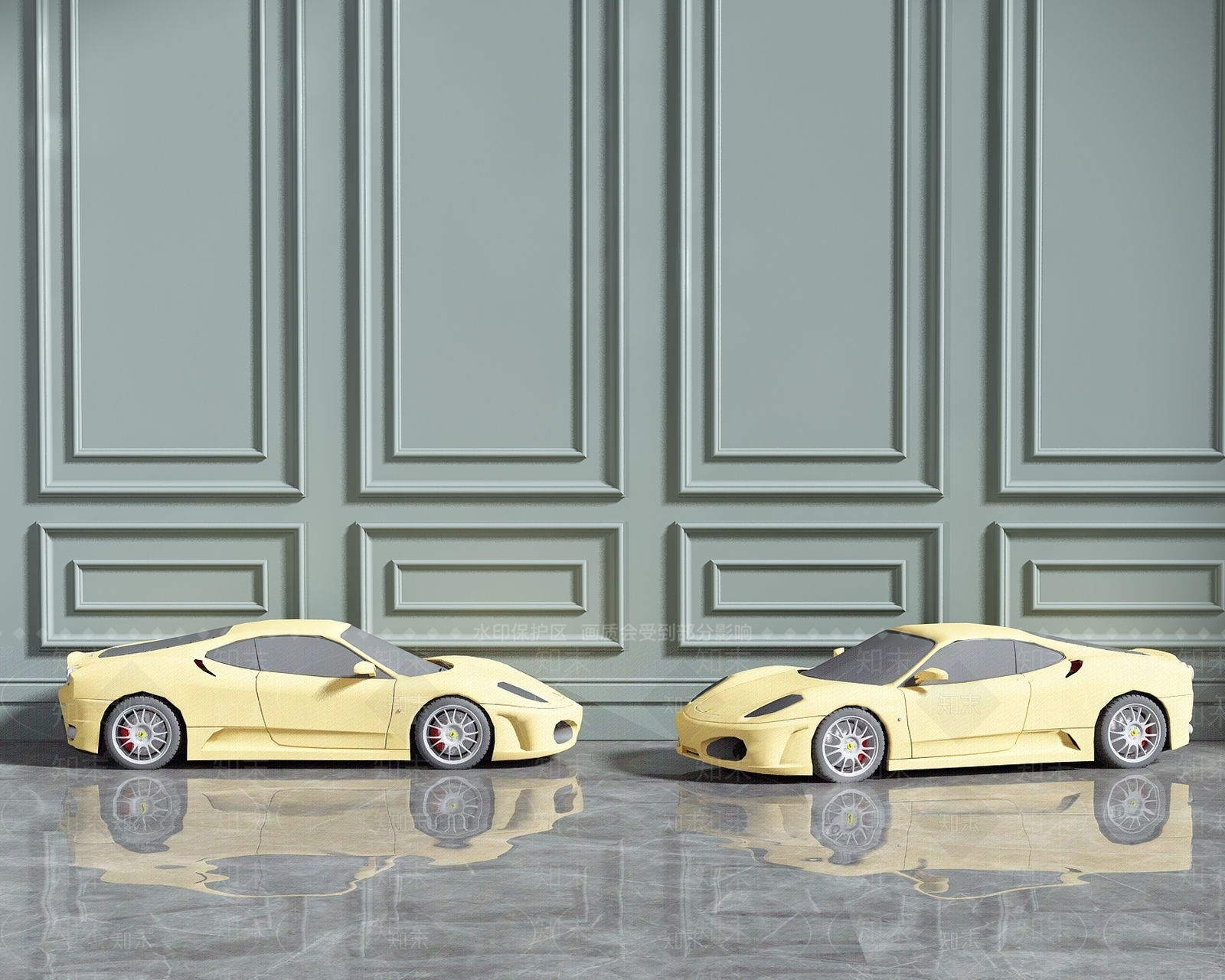 现代汽车摆件3D模型下载【ID:1140025918】