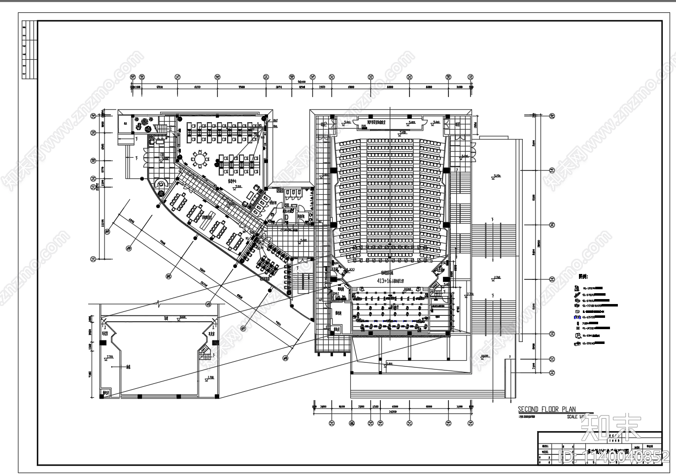 会议室灯光与音响系统施工图下载【ID:1140040852】