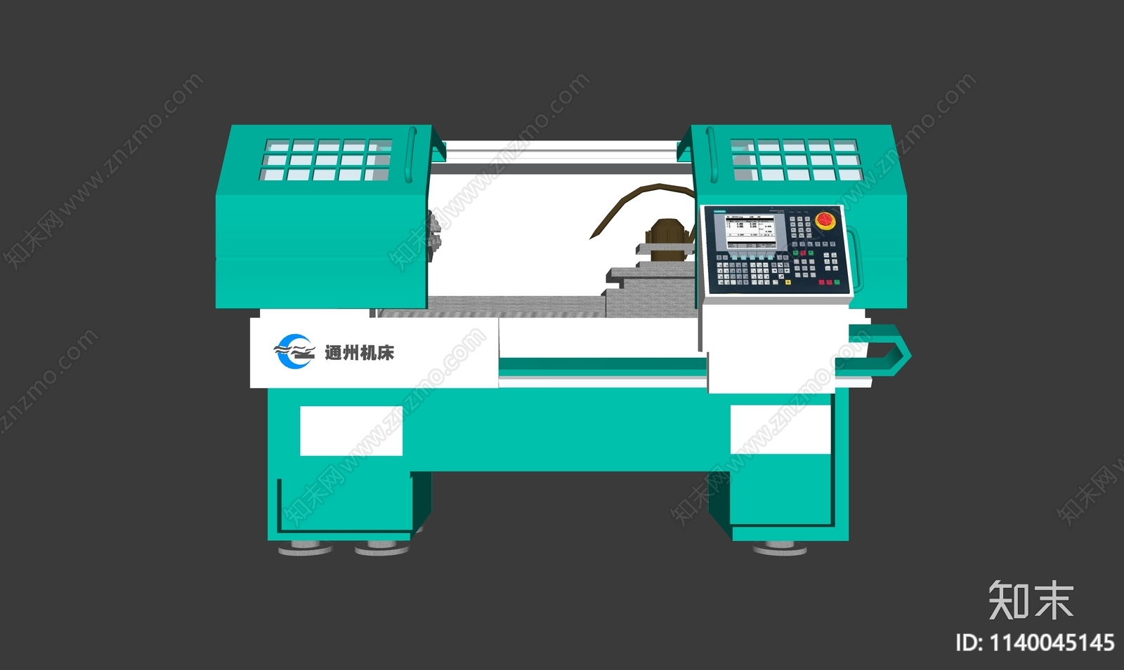 机床数控机床SU模型下载【ID:1140045145】