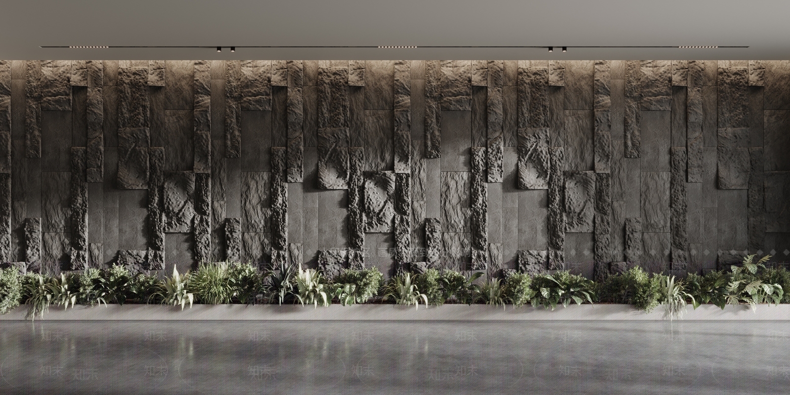 现代景墙3D模型下载【ID:1140057271】