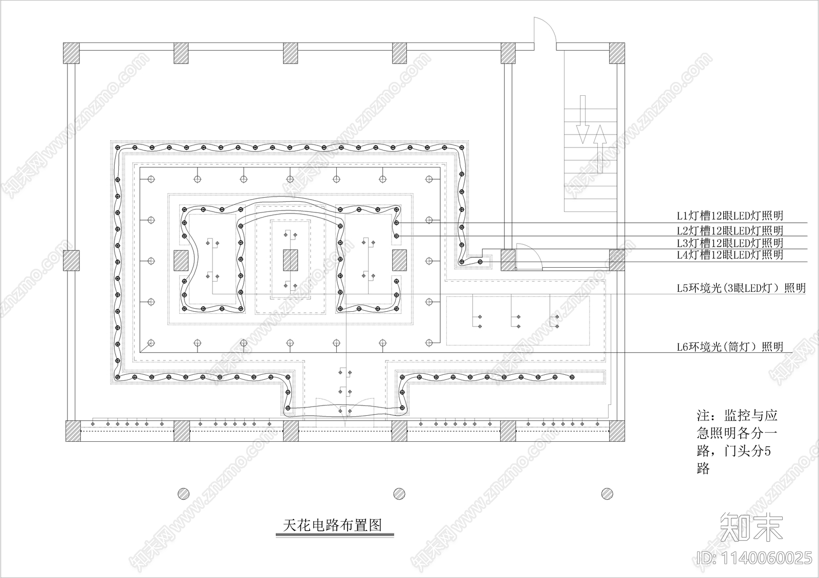 珠宝店全套装修cad施工图下载【ID:1140060025】