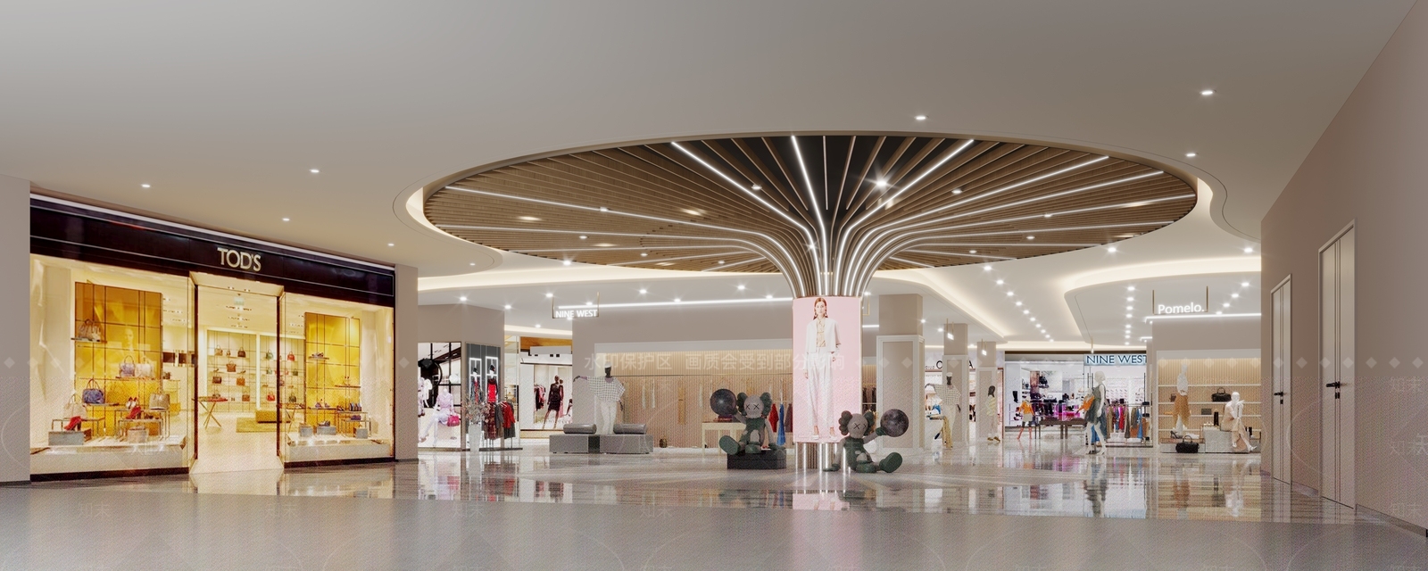 现代商场大厅3D模型下载【ID:1140066464】