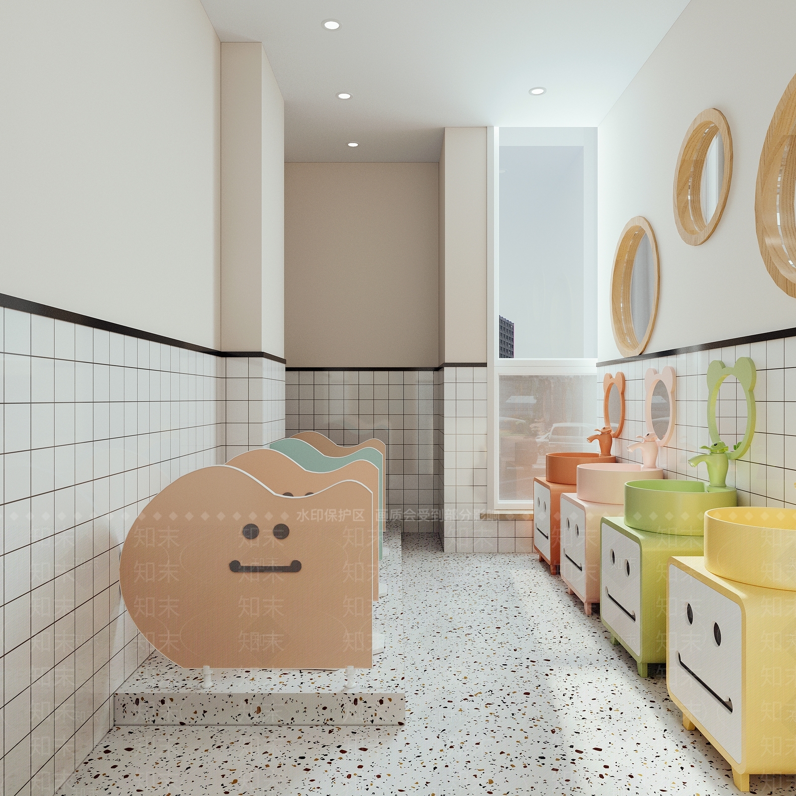 现代幼儿园3D模型下载【ID:1140068732】