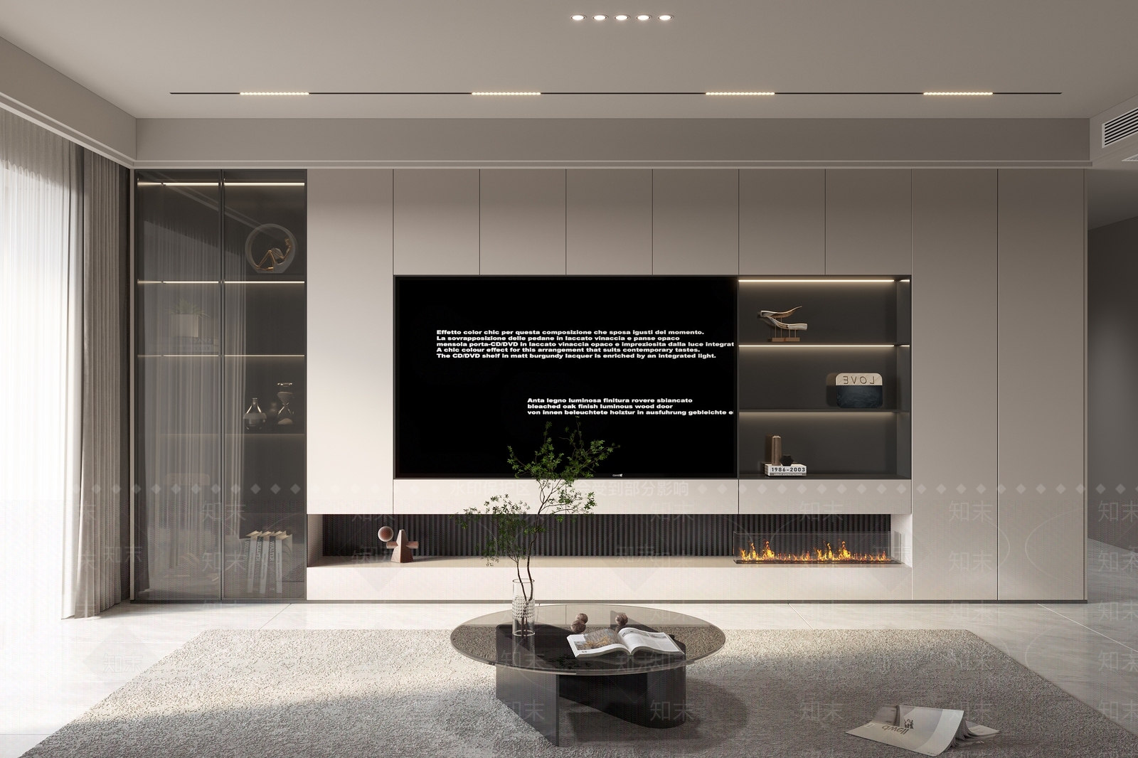 现代客餐厅3D模型下载【ID:1140101009】