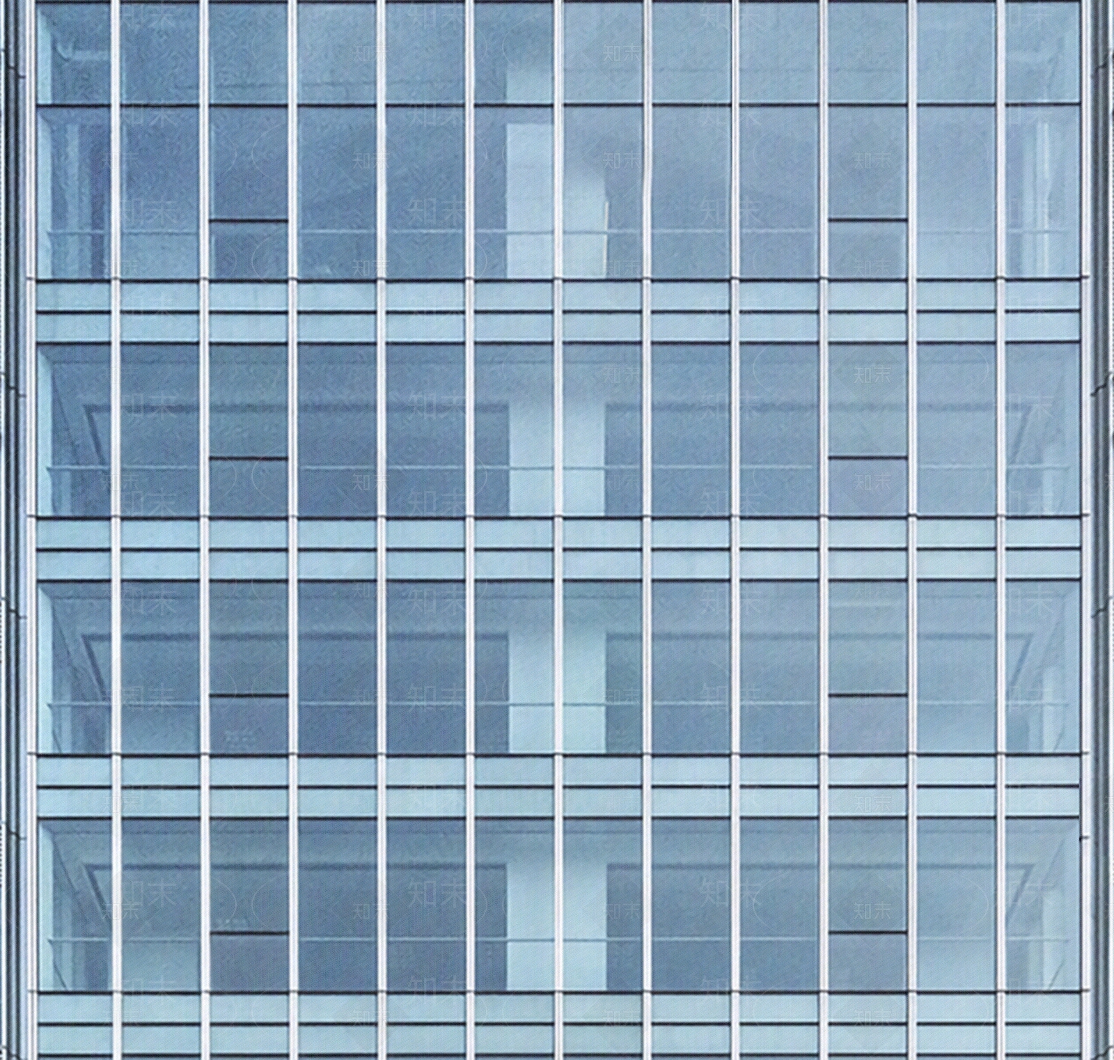 写字楼大厦玻璃幕墙贴图下载【ID:1140113536】