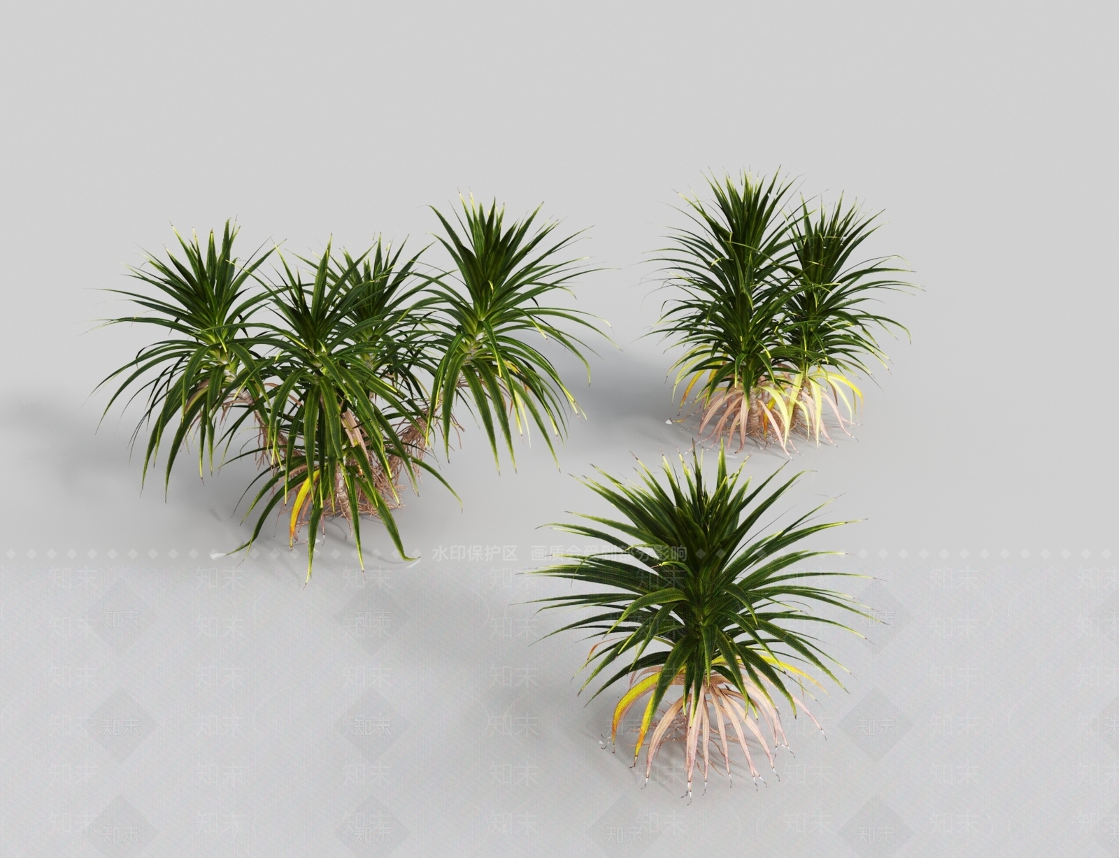 花草植物3D模型下载【ID:1140116262】