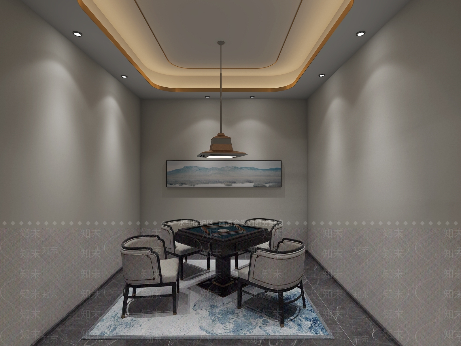 现代台球室3D模型下载【ID:1140137322】