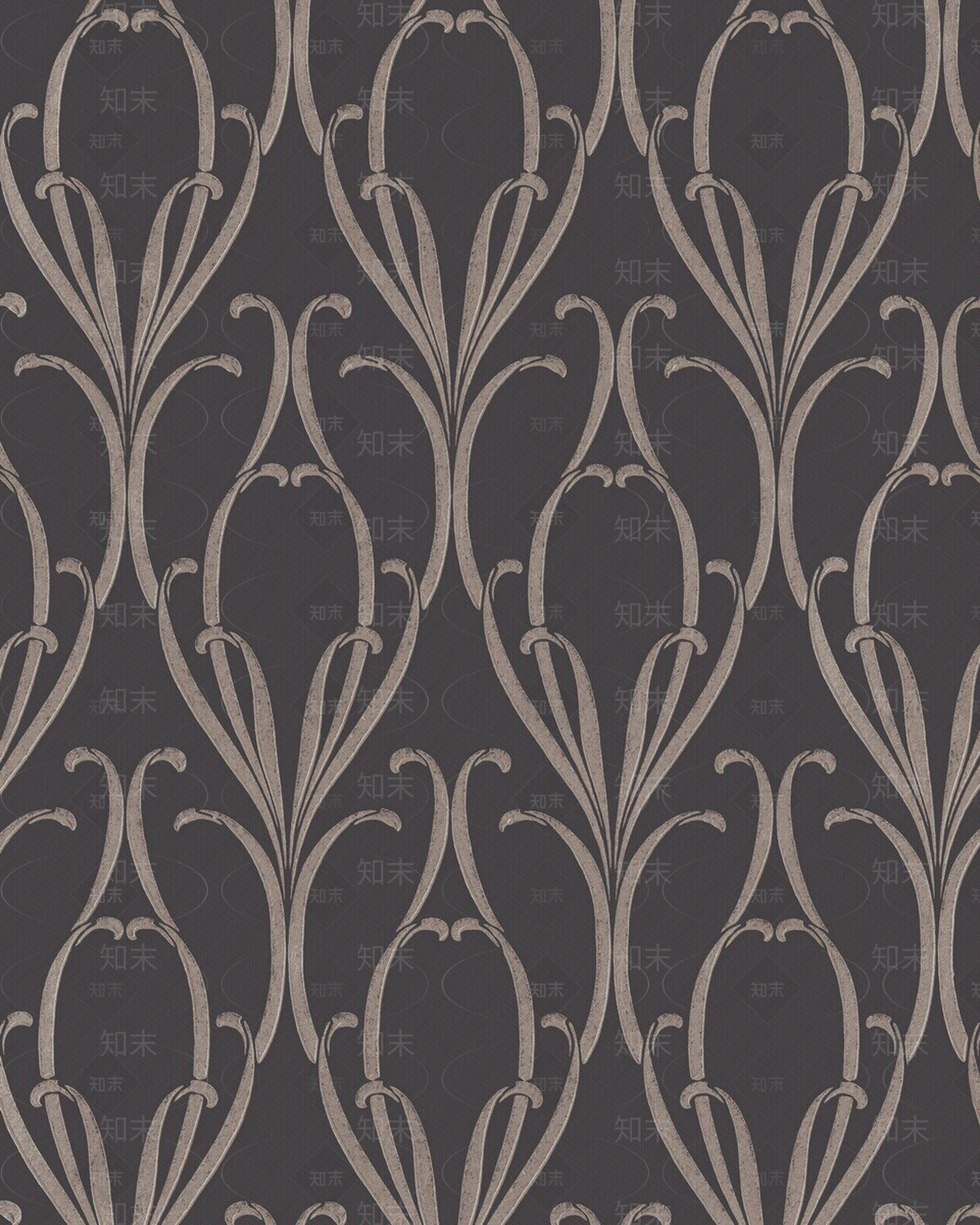 欧式深色墙布贴图下载【ID:1140141511】