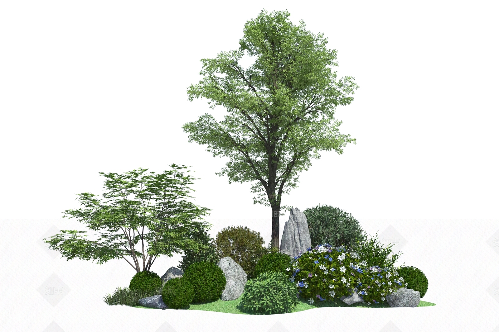 植物组团SU模型下载【ID:1140162186】