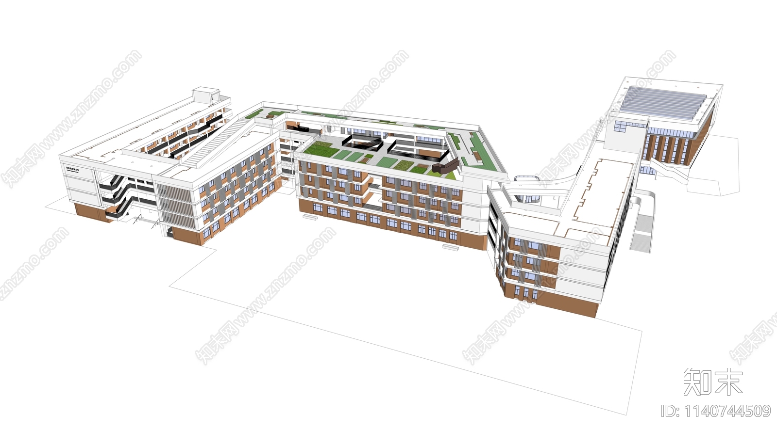 美的中小学建筑施工图下载【ID:1140744509】