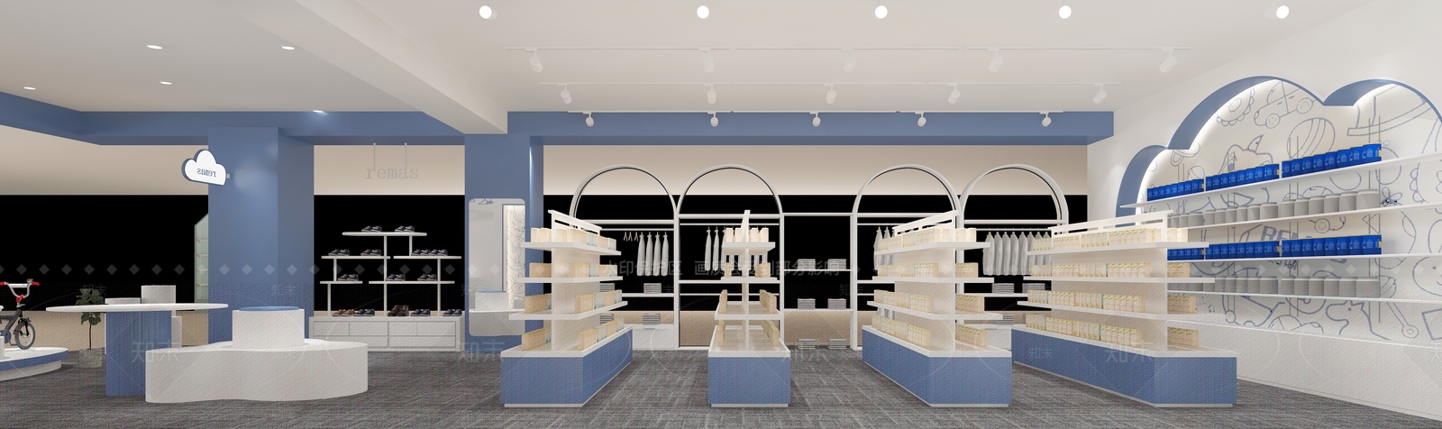 现代母婴店3D模型下载【ID:1140236684】