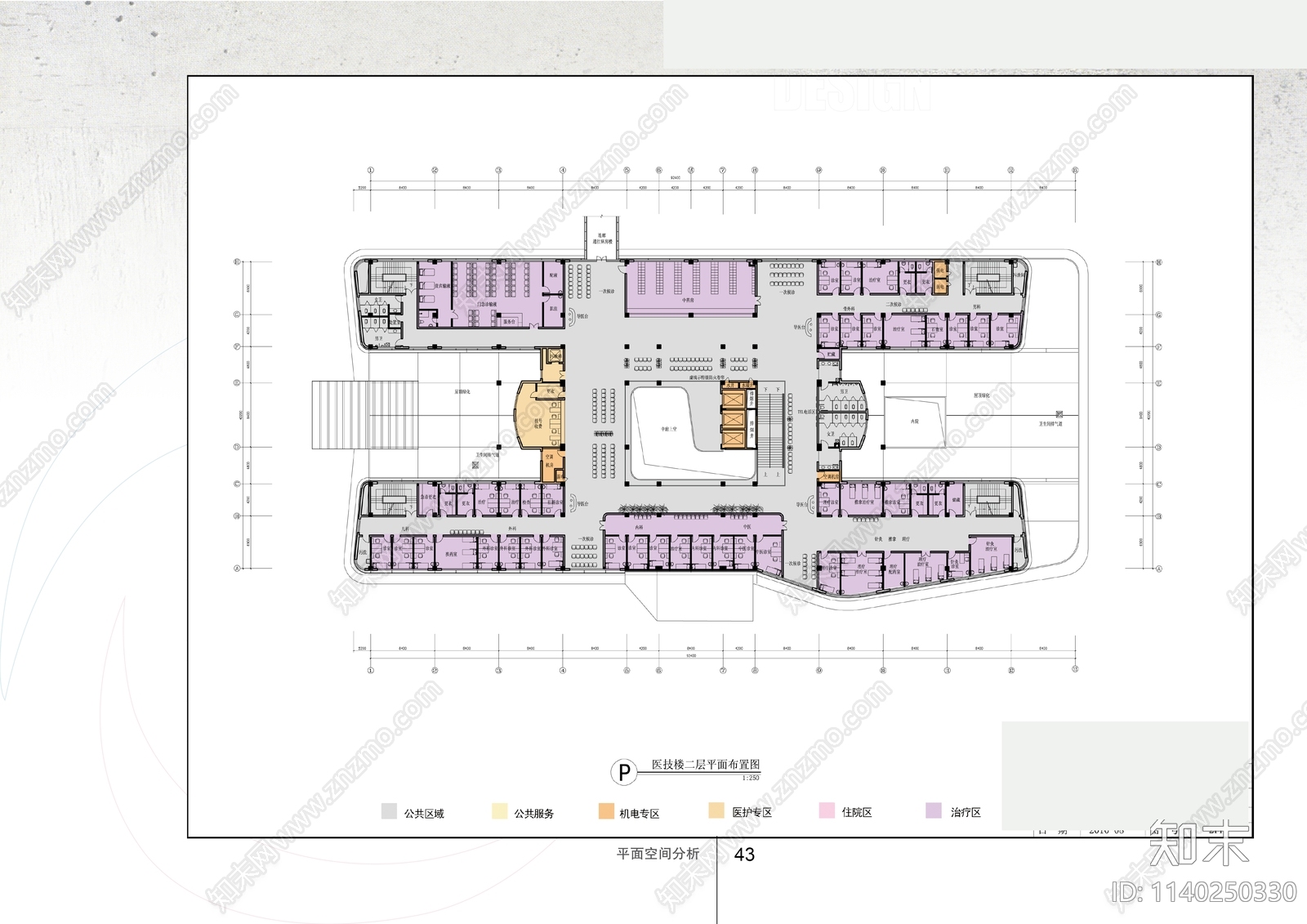 医院室内cad施工图下载【ID:1140250330】
