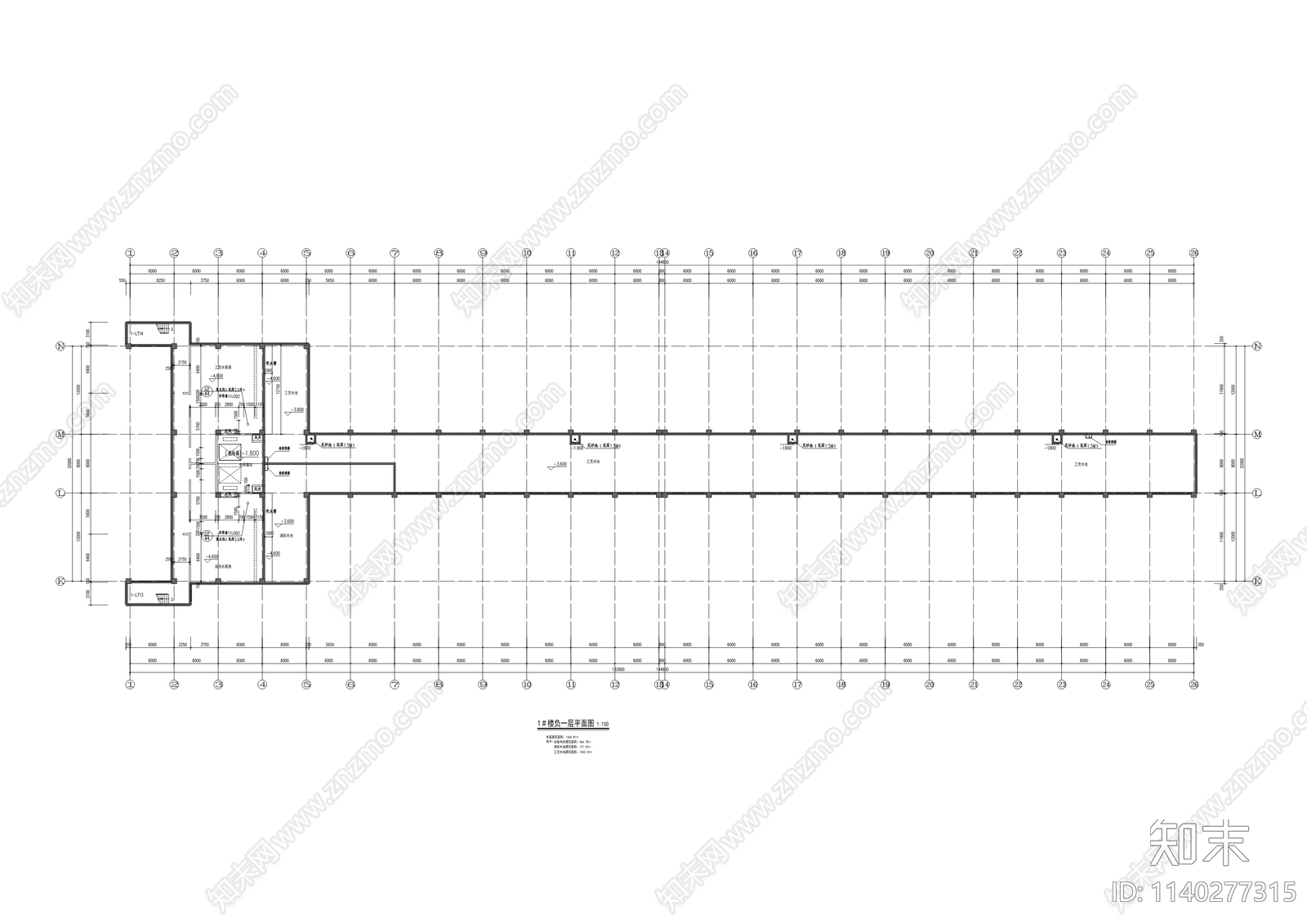 国测时栅科技有限公司一期厂房建筑cad施工图下载【ID:1140277315】