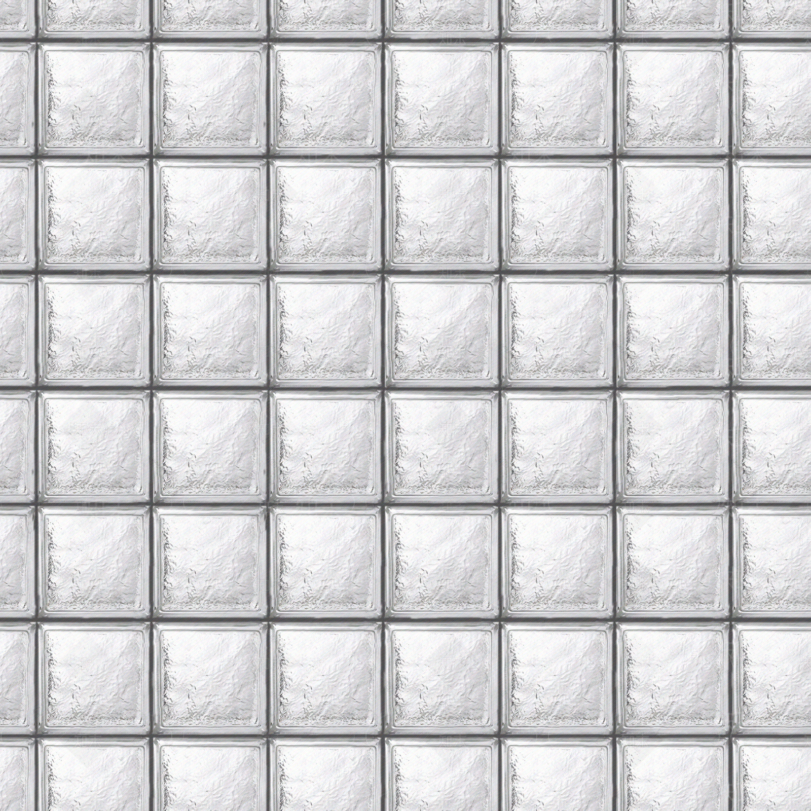无缝白色透明玻璃砖贴图下载【ID:1140281322】