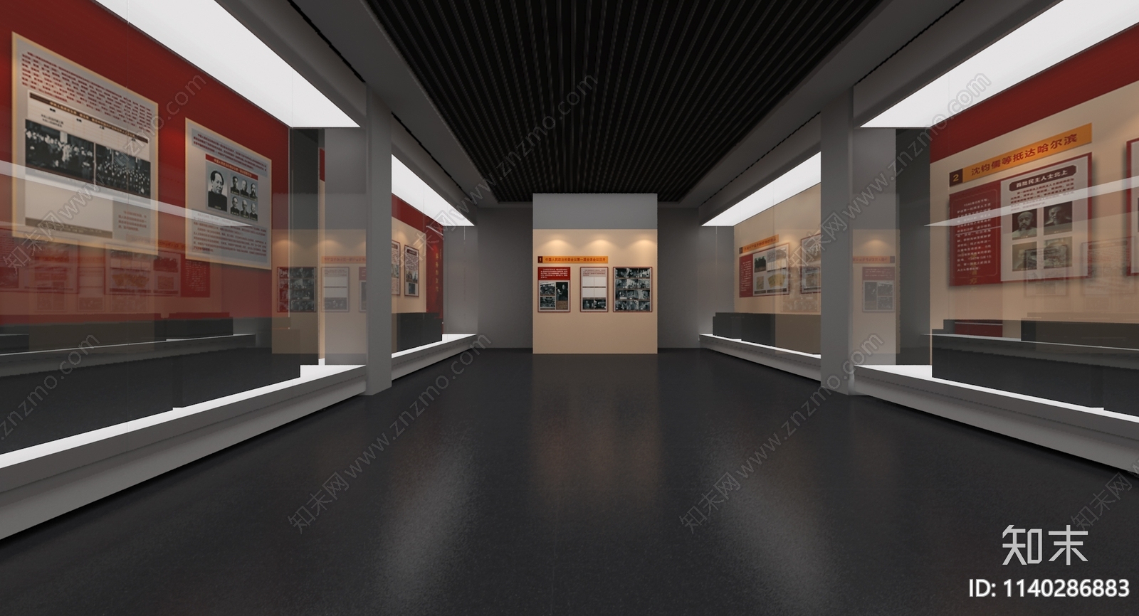 700平原创展厅cad施工图下载【ID:1140286883】