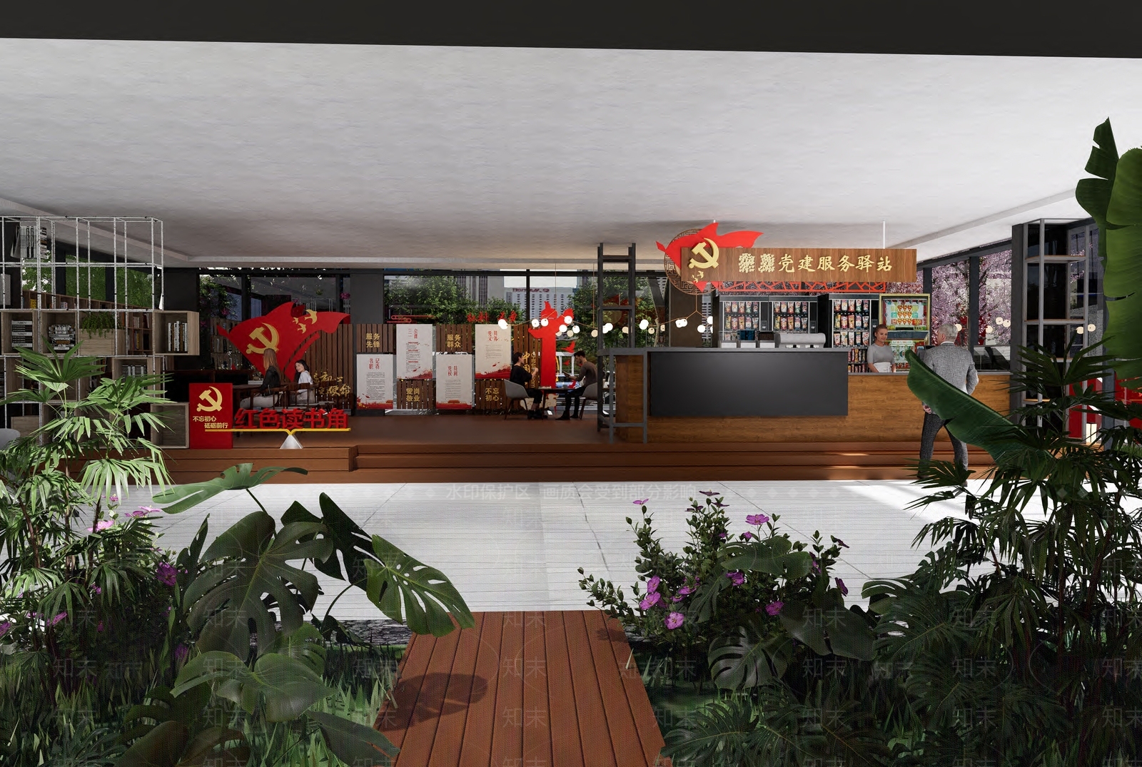 现代驿站SU模型下载【ID:1140309364】