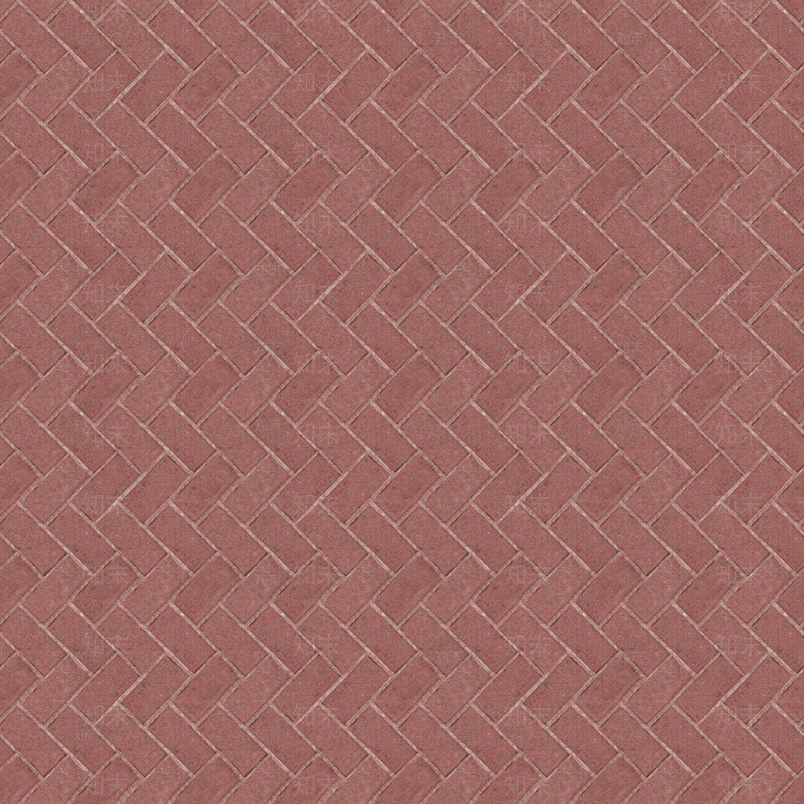 无缝暗红色透水砖贴图下载【ID:1140309349】