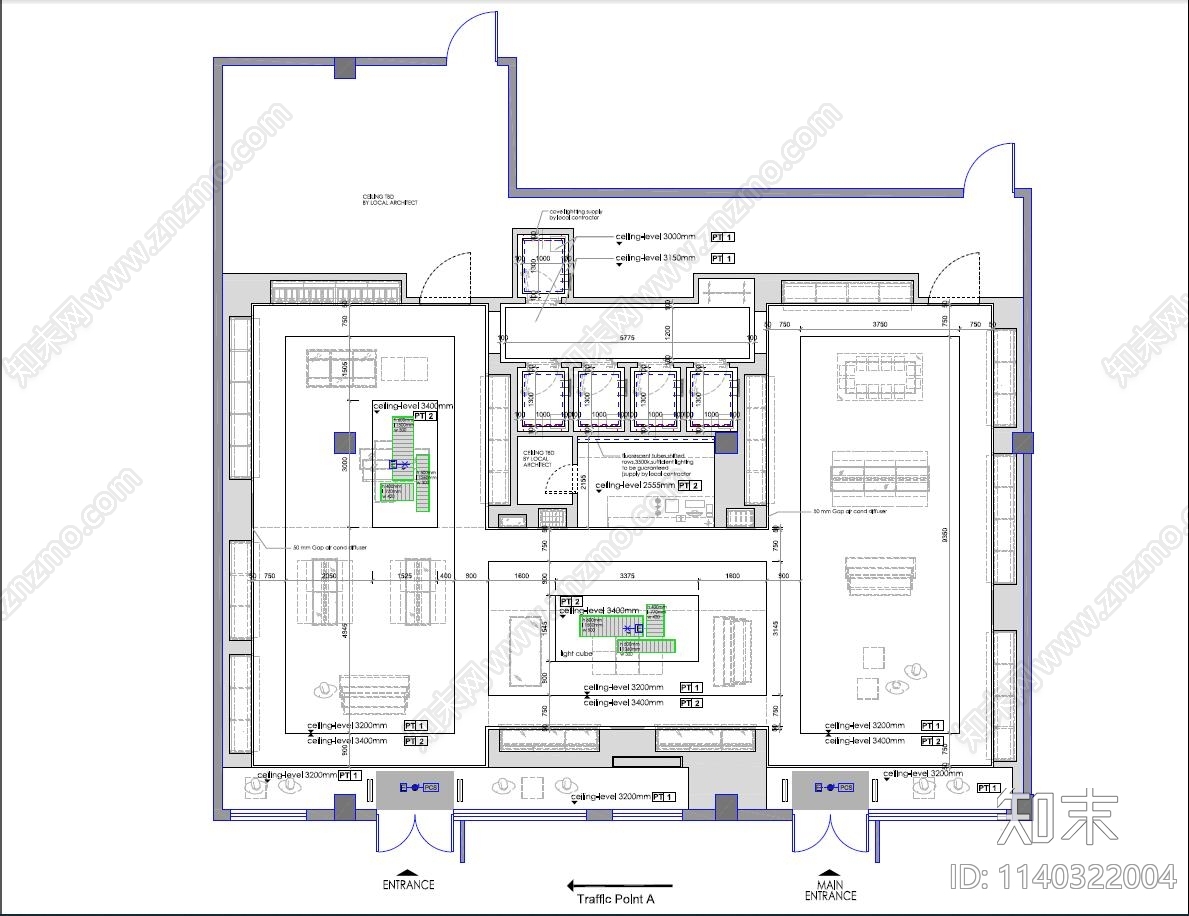 服装店整套cad施工图下载【ID:1140322004】