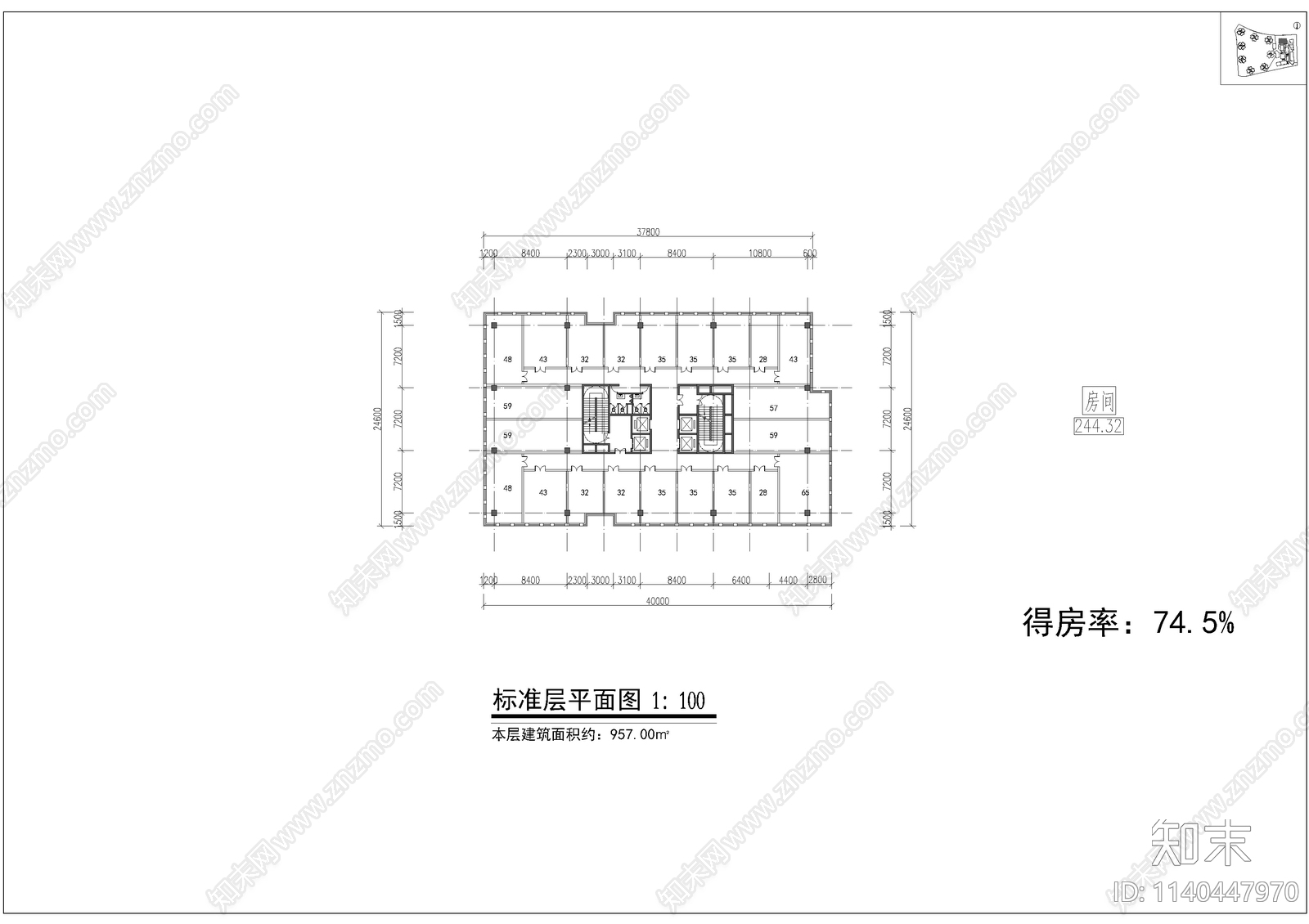 重庆旭辉礼嘉商业街建筑效果图cad施工图下载【ID:1140447970】