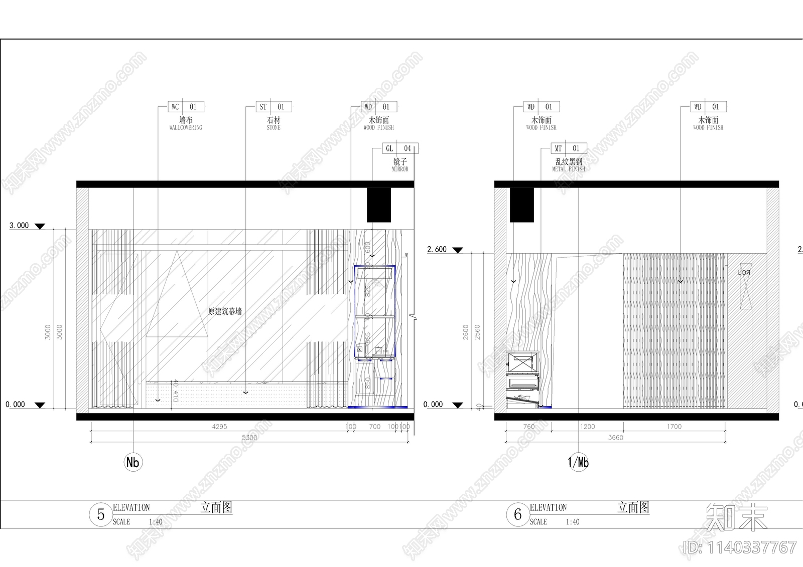 异型房大床房cad施工图下载【ID:1140337767】