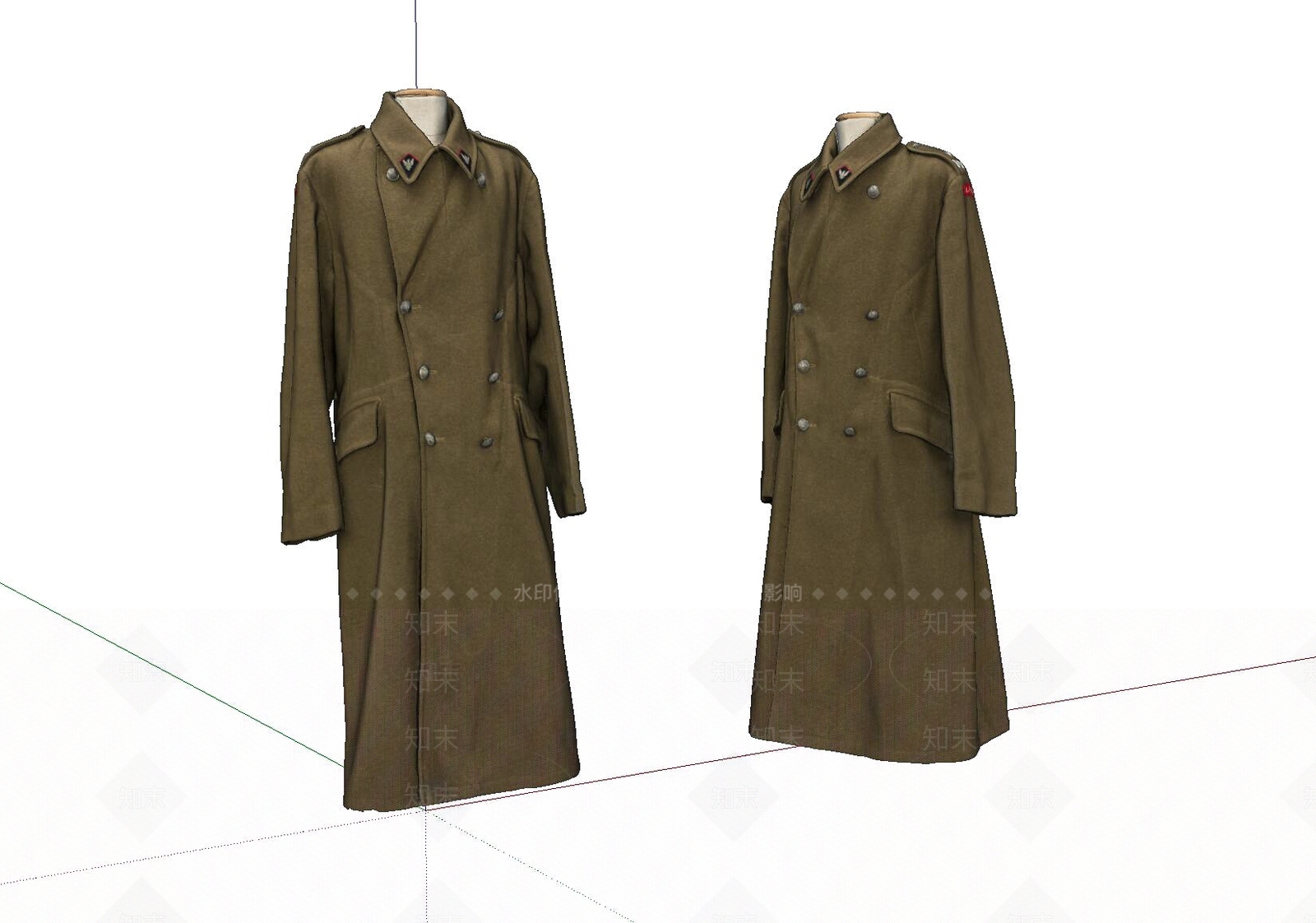 服装SU模型下载【ID:1140376666】