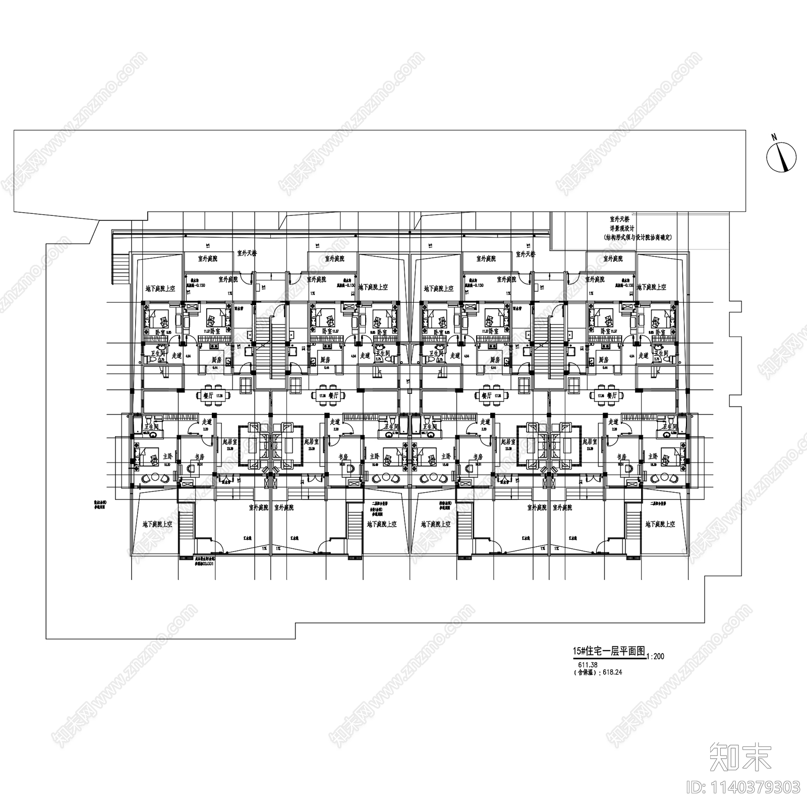 高层住宅建筑40套施工图下载【ID:1140379303】