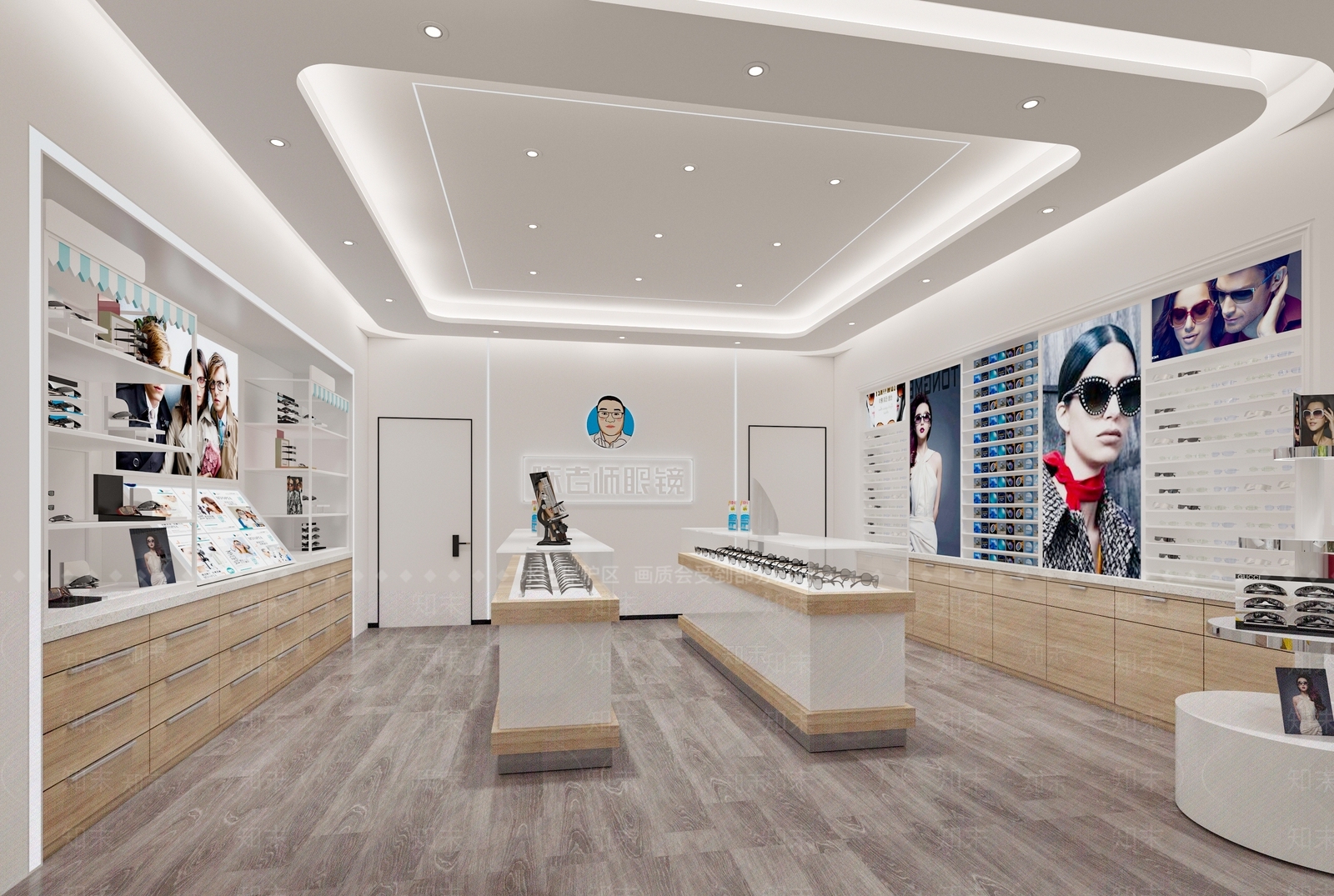 现代眼镜店3D模型下载【ID:1140379883】