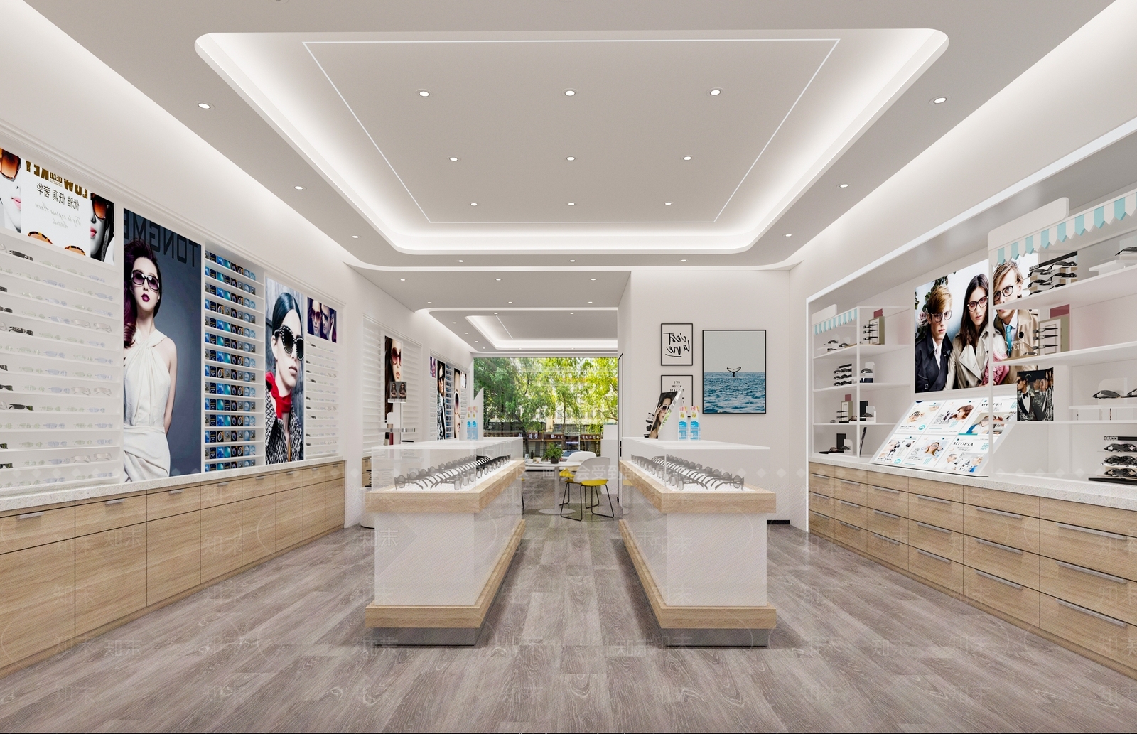 现代眼镜店3D模型下载【ID:1140379883】