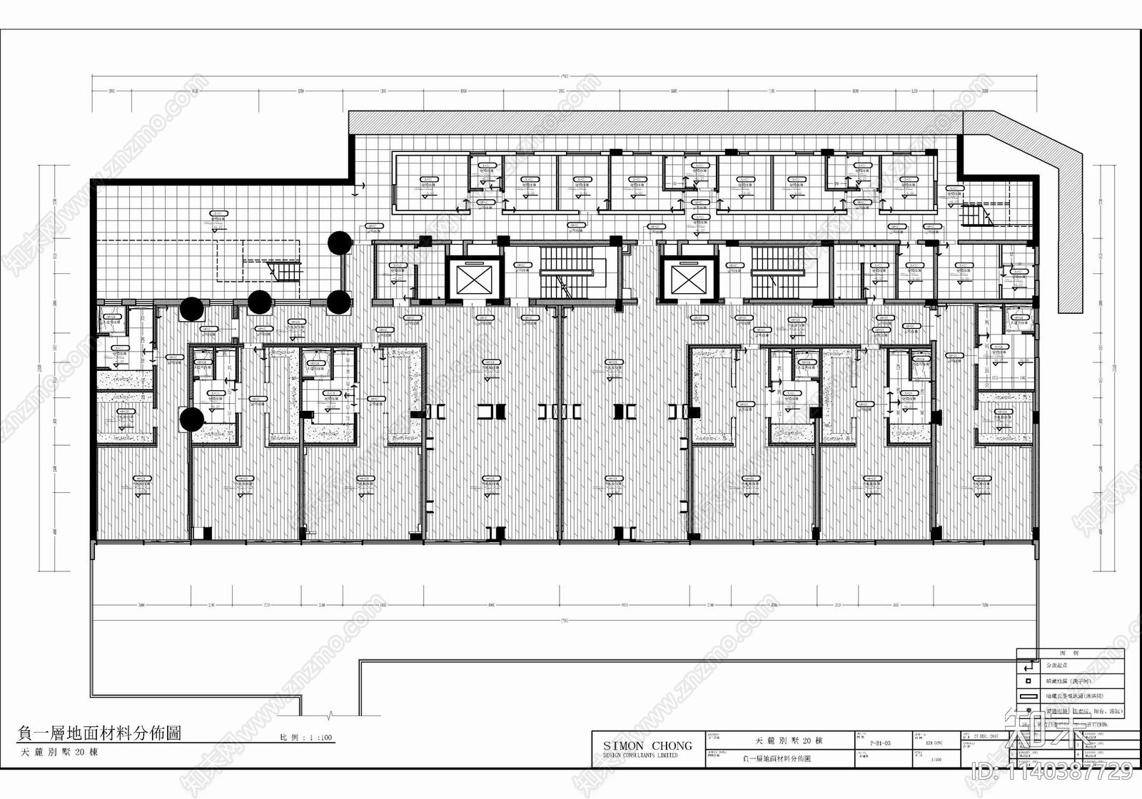 超级豪宅大别墅室内cad施工图下载【ID:1140387729】