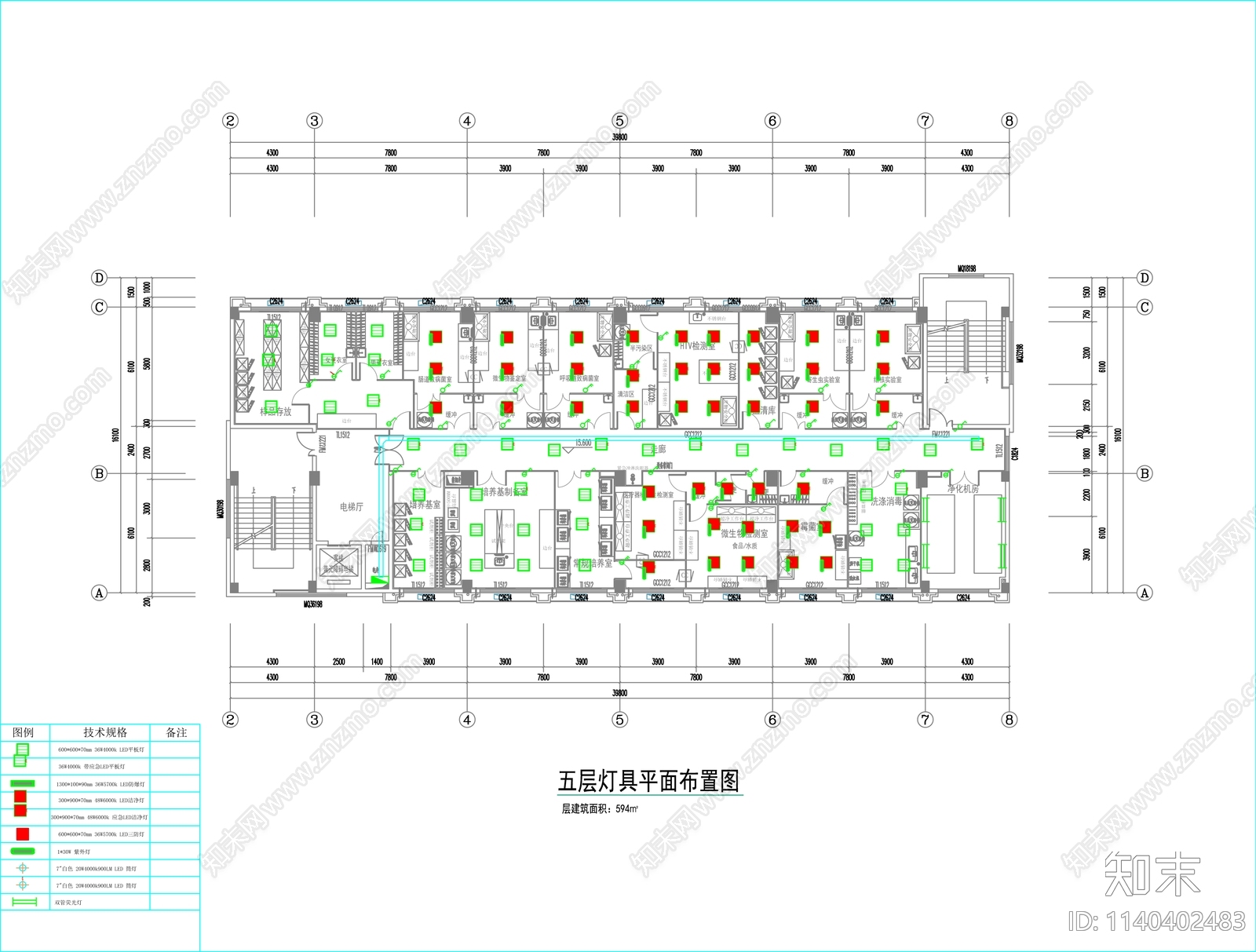 实验室电气工程通风自控电气cad施工图下载【ID:1140402483】