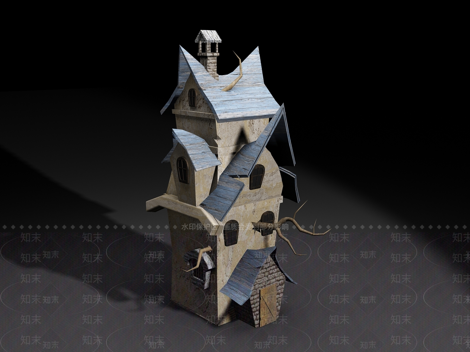 现代游戏场景3D模型下载【ID:1140415232】