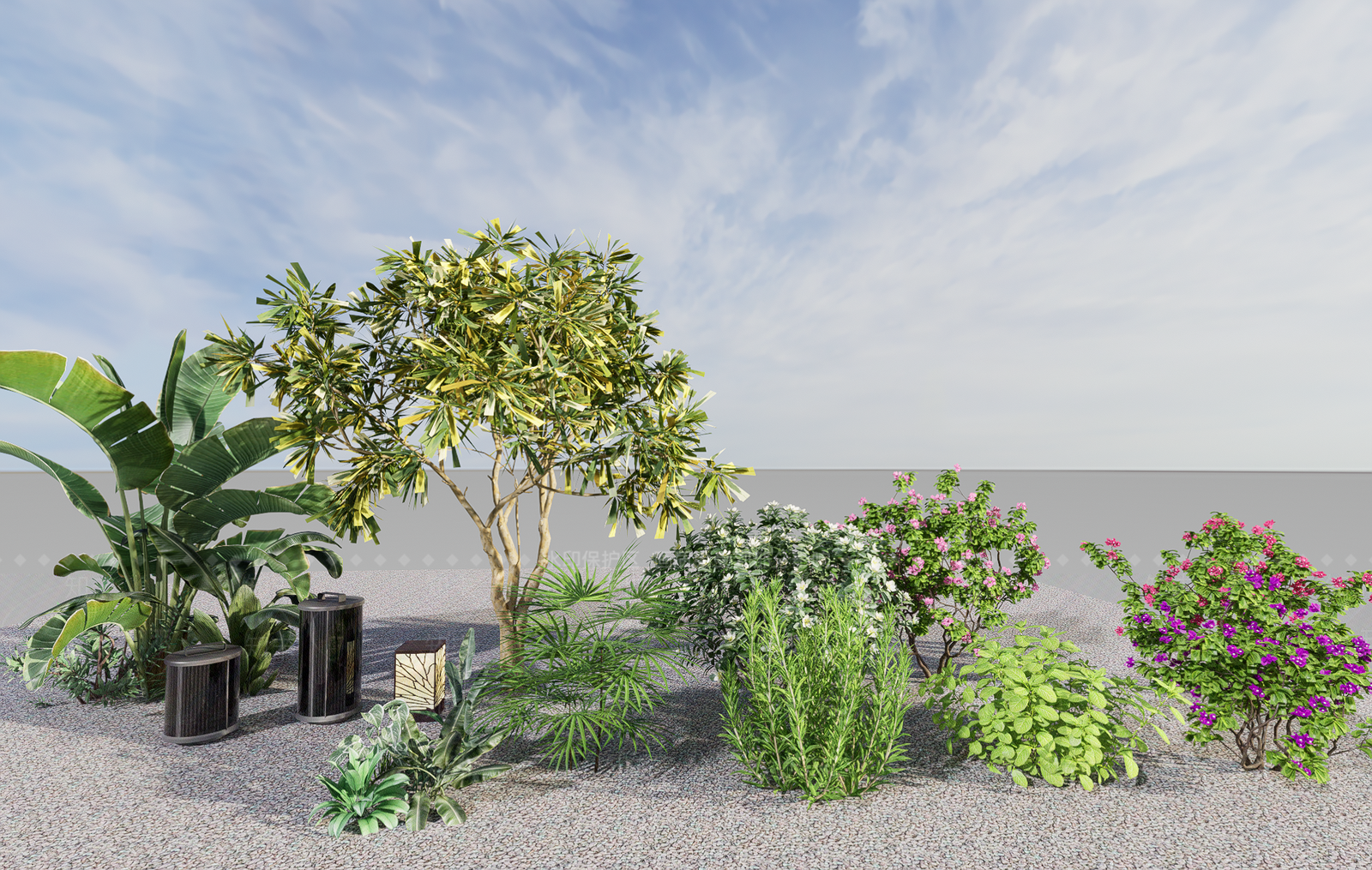 灌木SU模型下载【ID:1140428988】