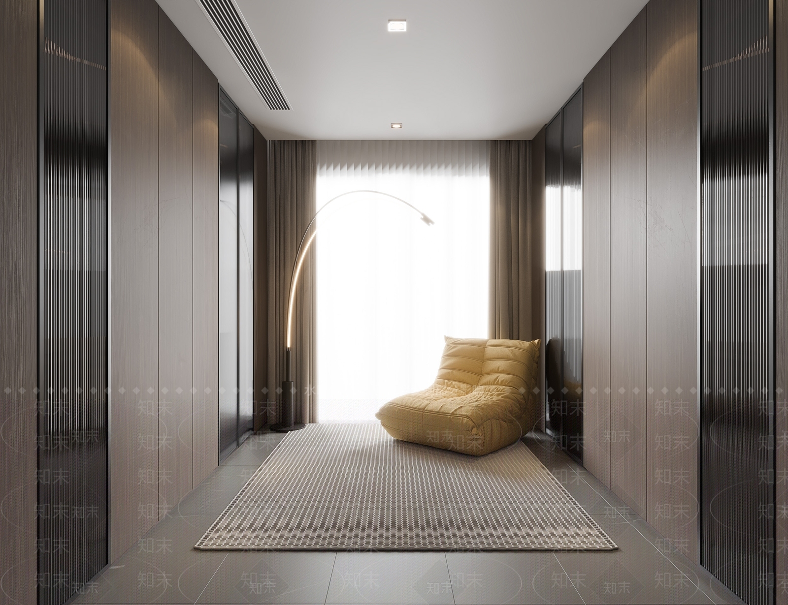 现代衣帽间SU模型下载【ID:1140429232】