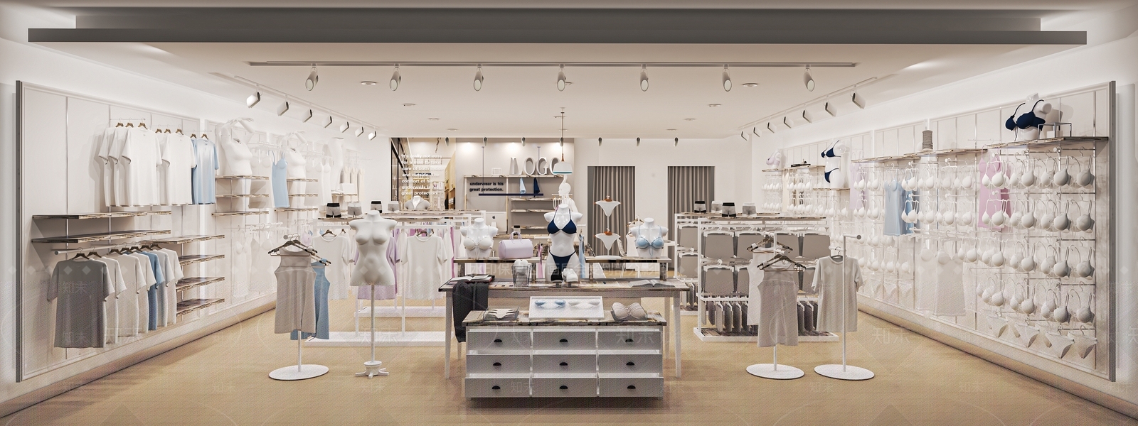 现代内衣店SU模型下载【ID:1140432200】