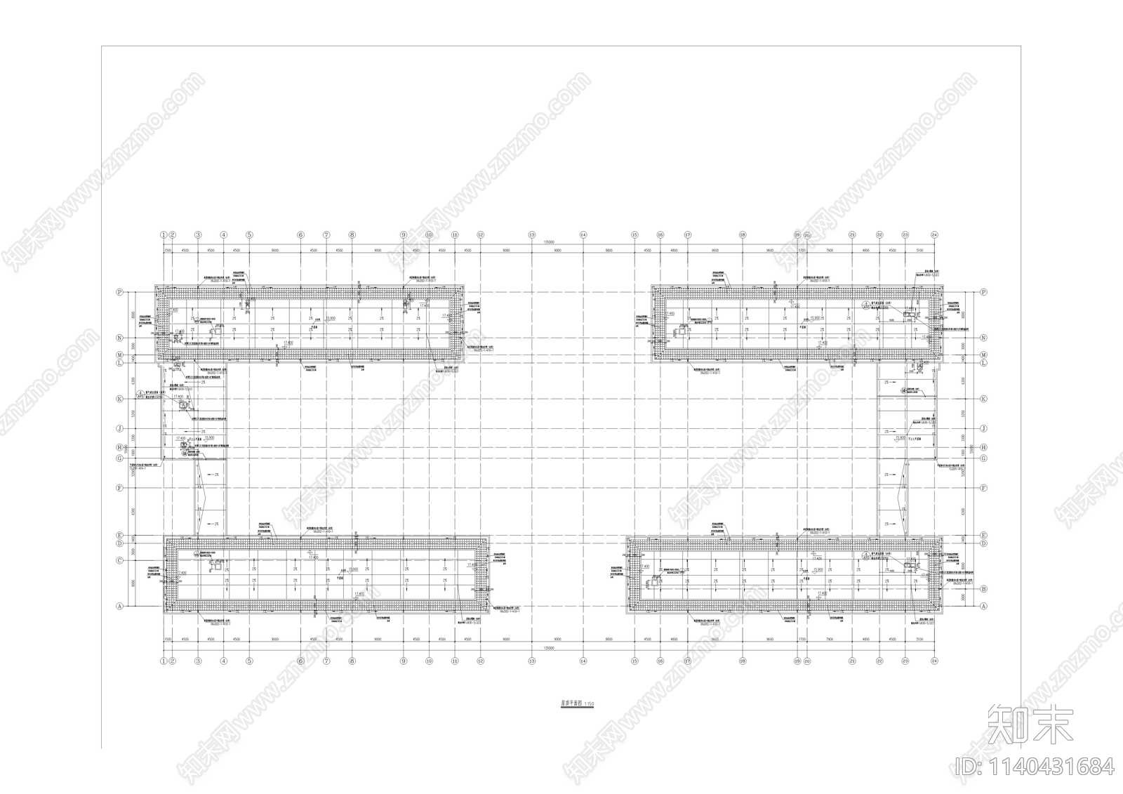 某中学建筑cad施工图下载【ID:1140431684】