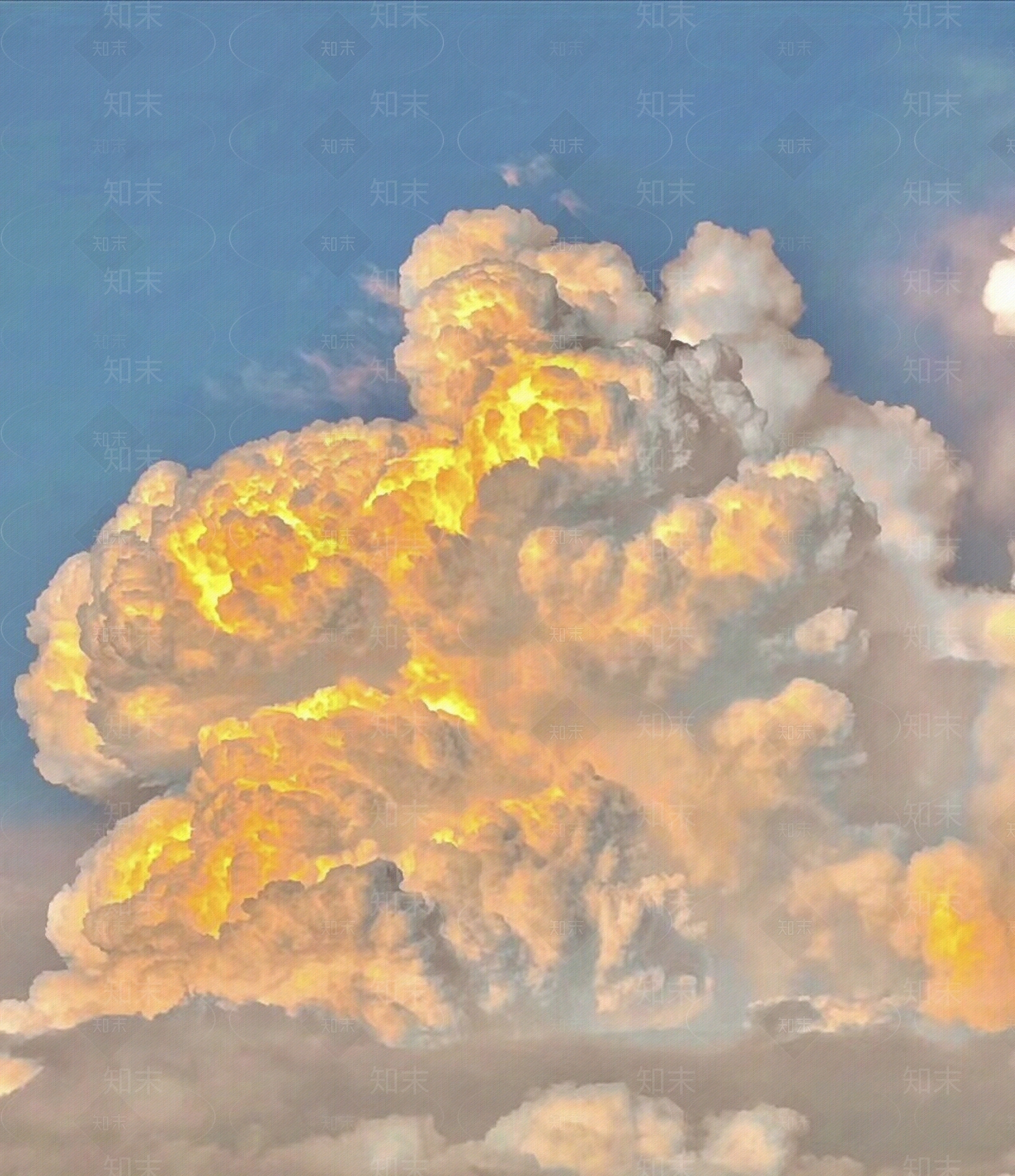 白天天空金边云贴图下载【ID:1140438771】